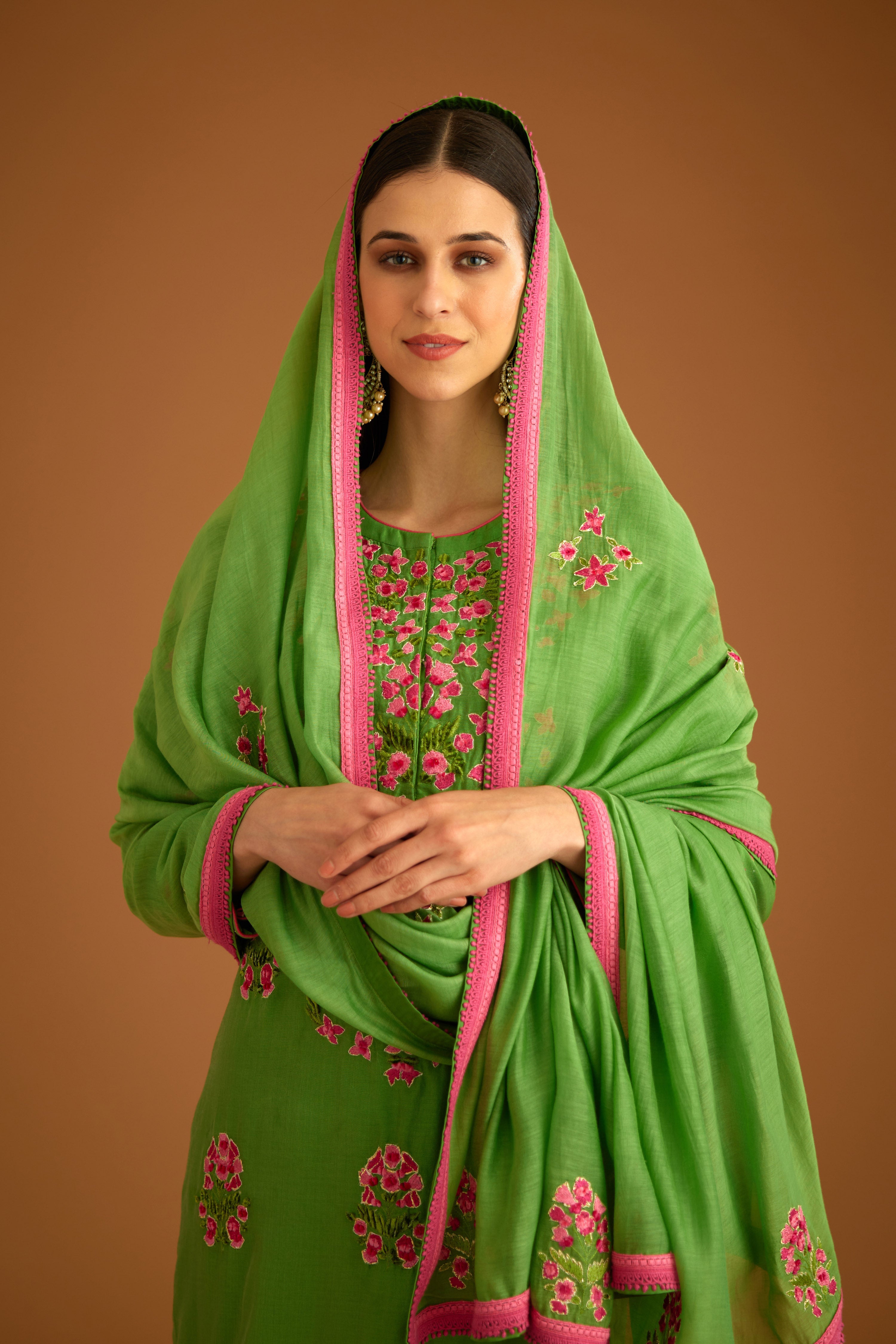 Green Kurta Set