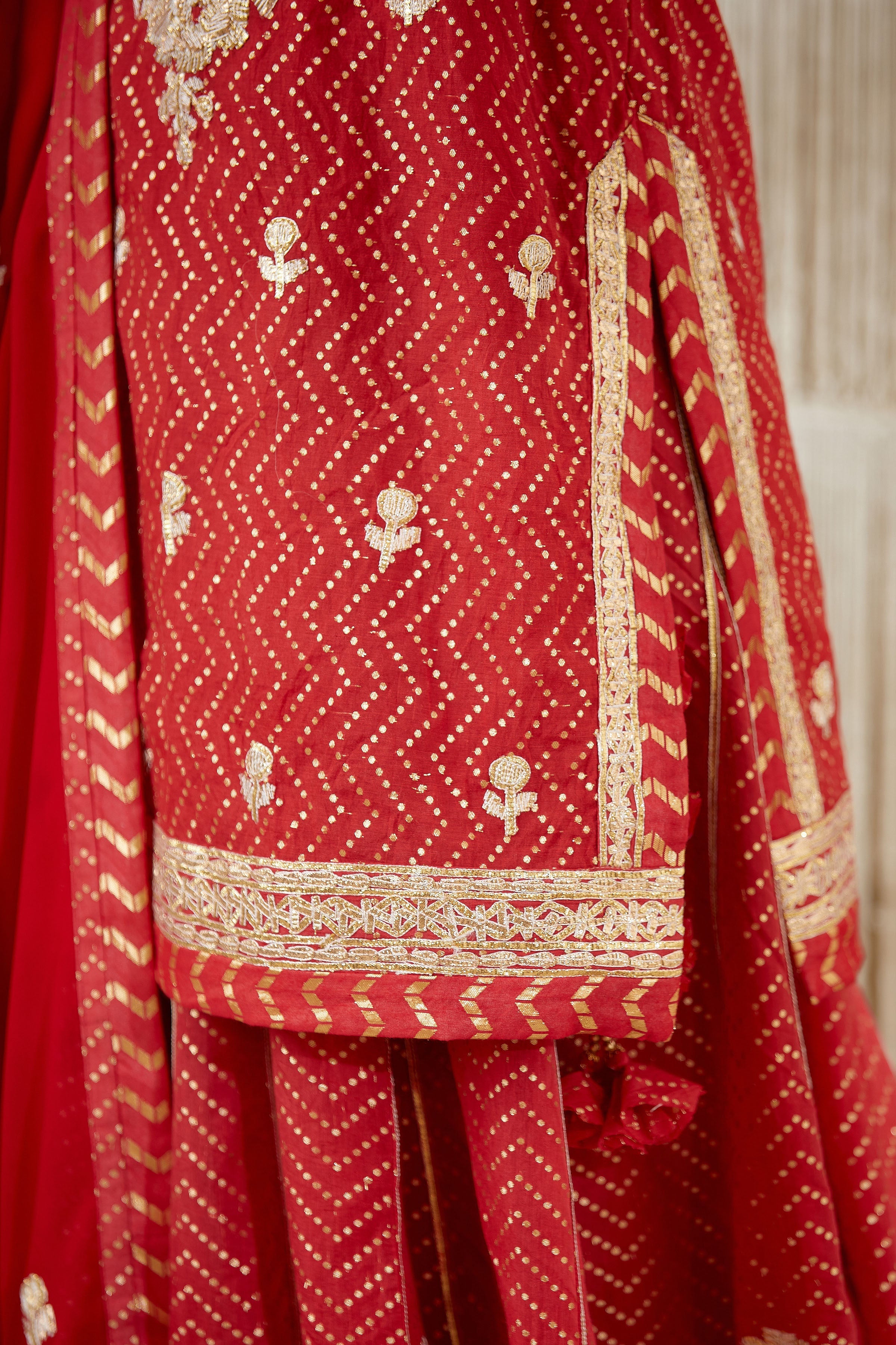 Maroon Sharara set
