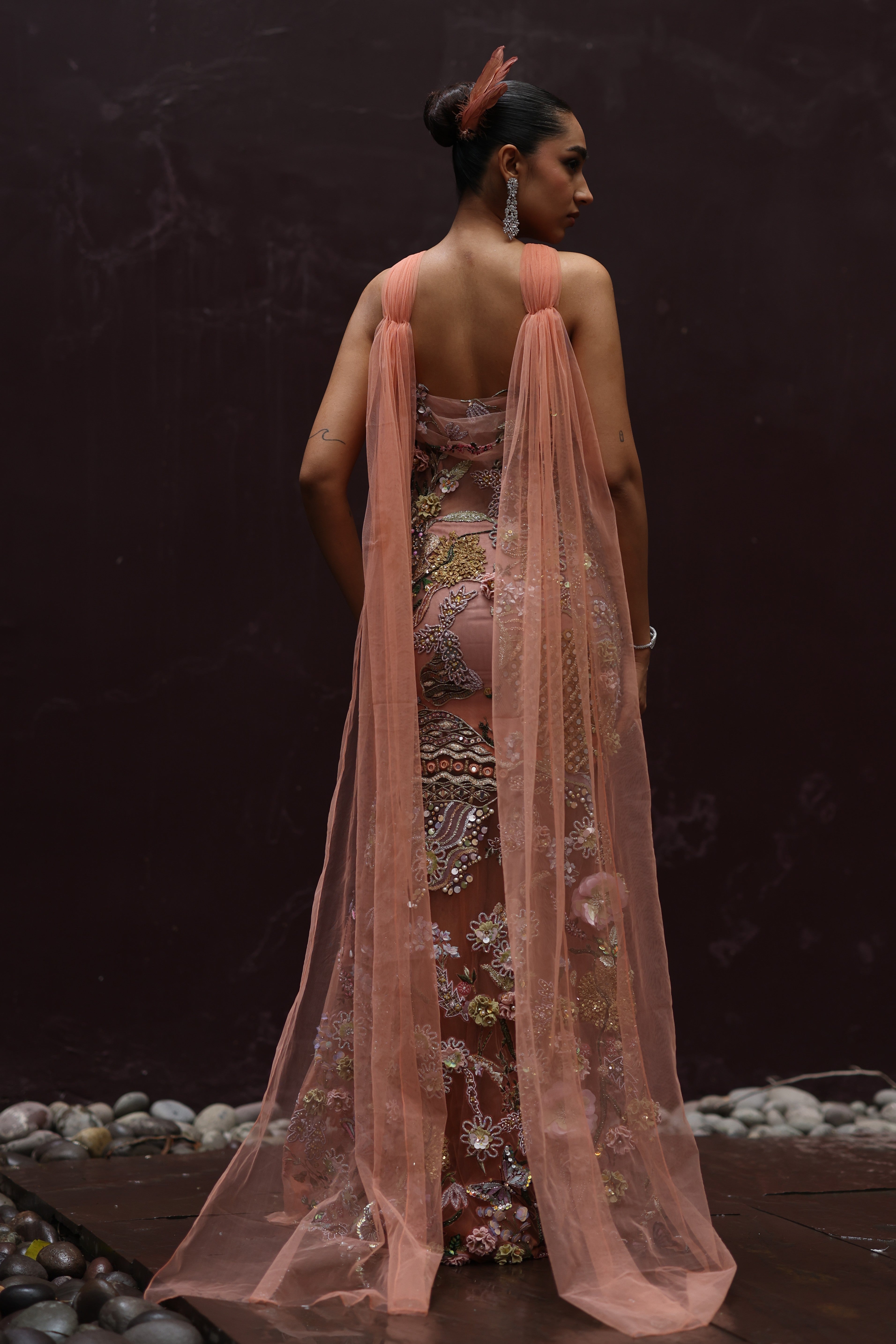 Gardenia Draped Dress