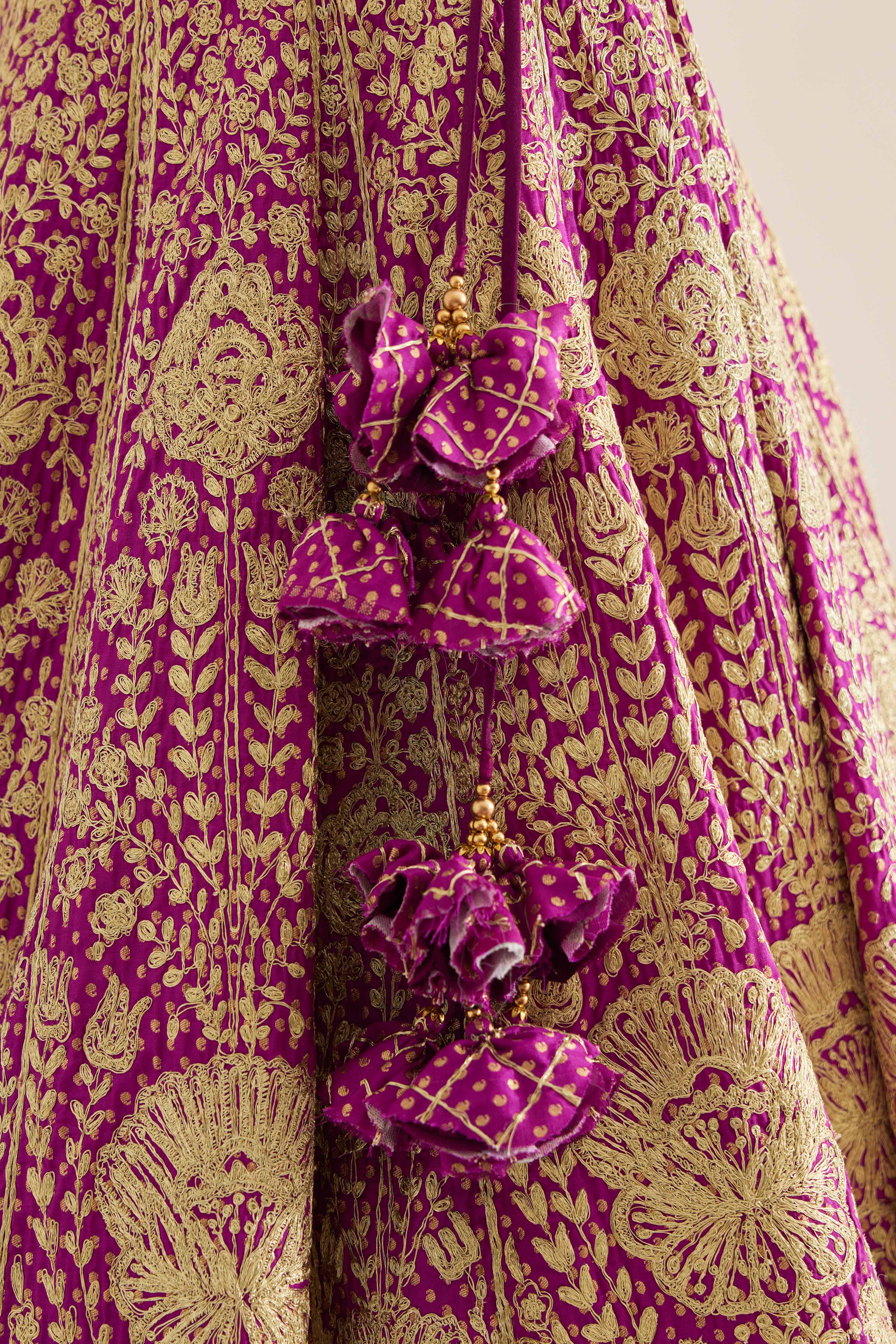 Grape Wine Lehenga Set