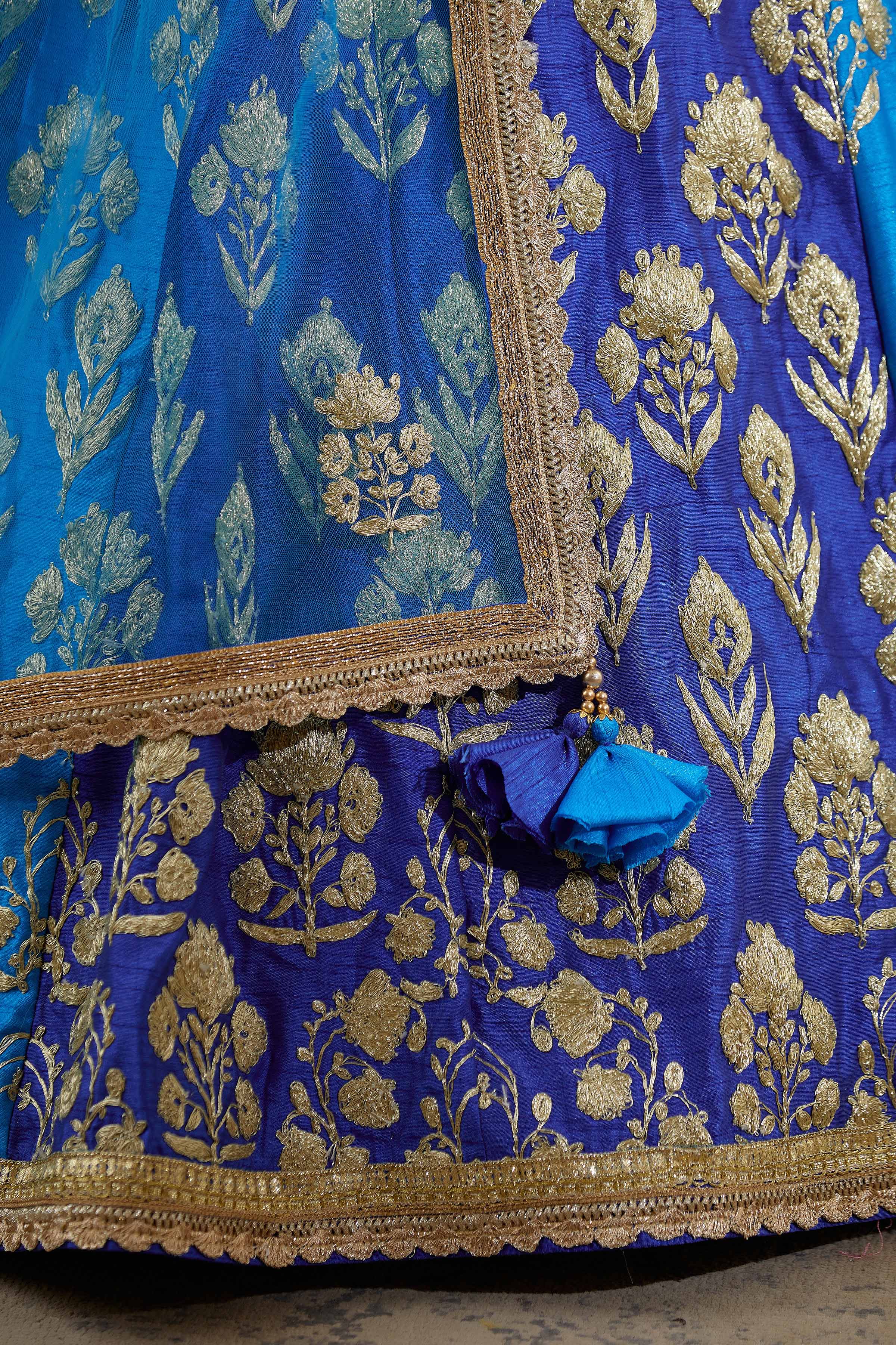 Royal Blue Lehenga set