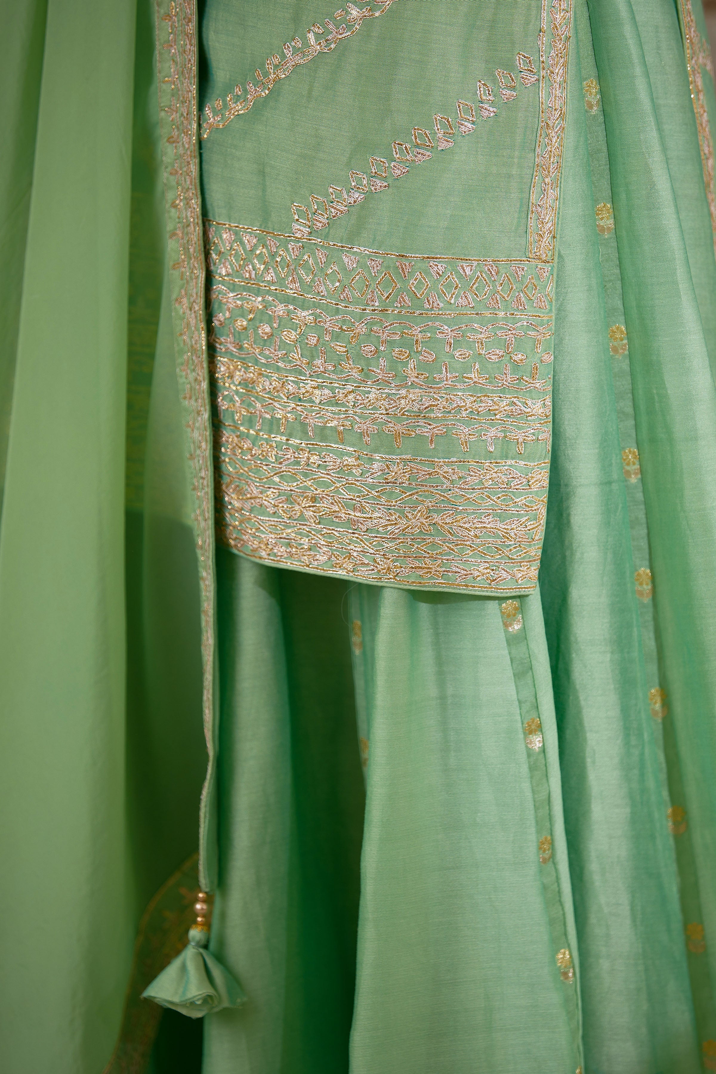 Light Green Sharara set