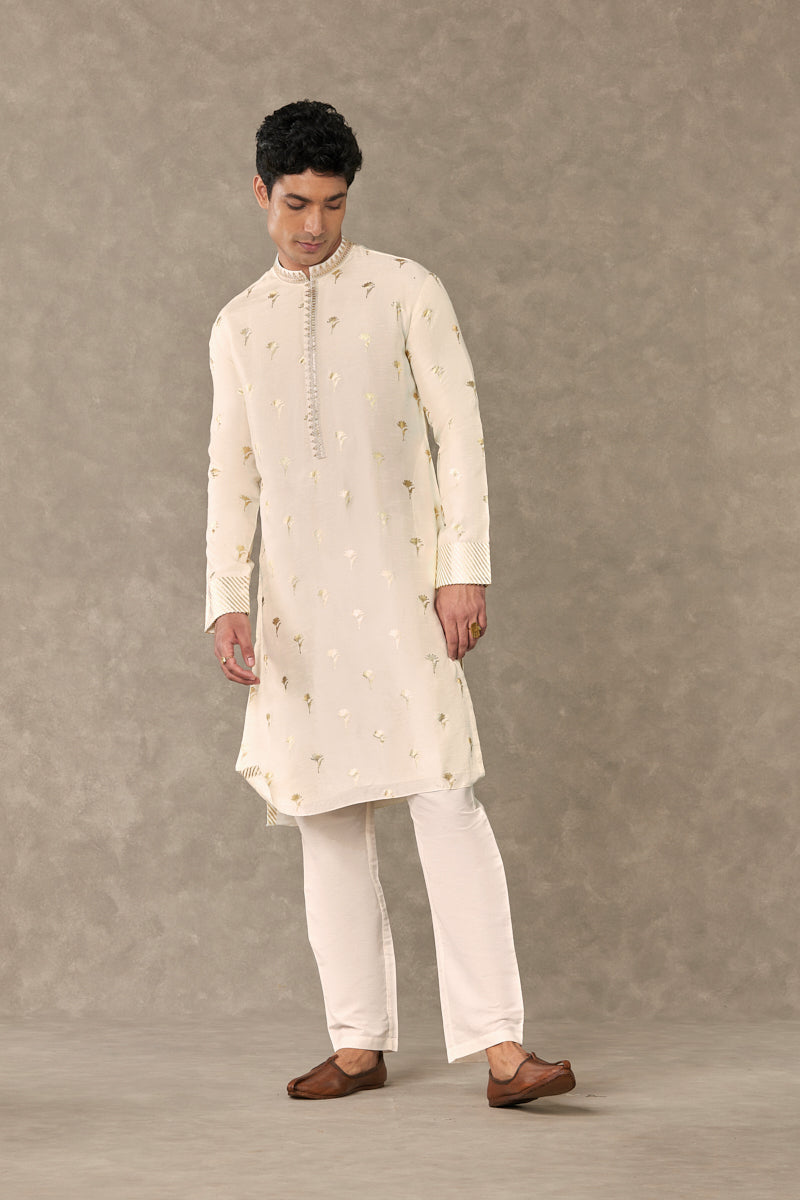 Ivory Wine Garden Kurta