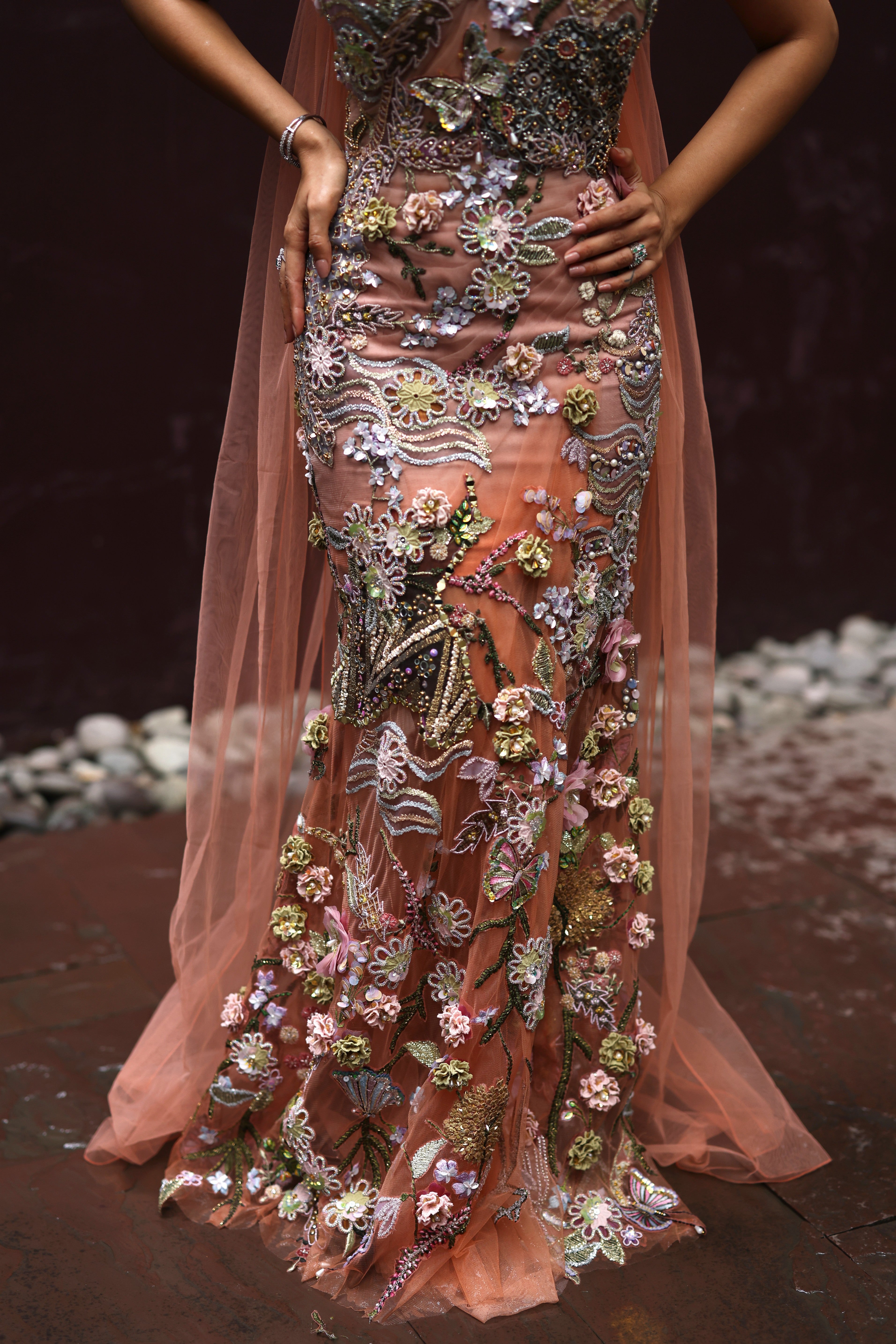 Gardenia Draped Dress