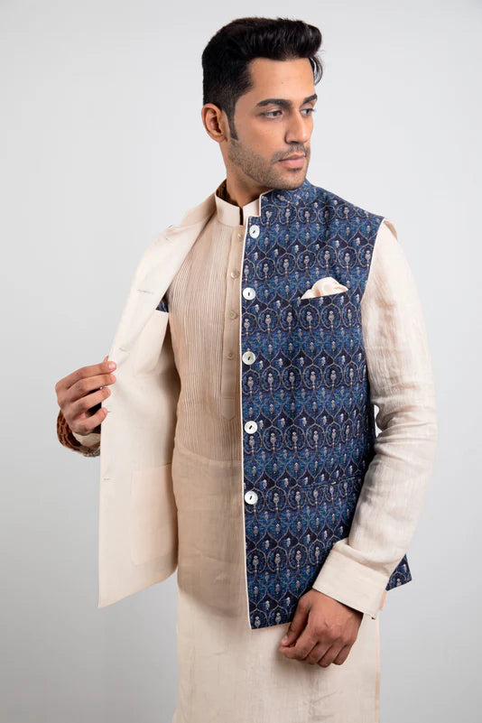 Reversible Nehru Jacket
