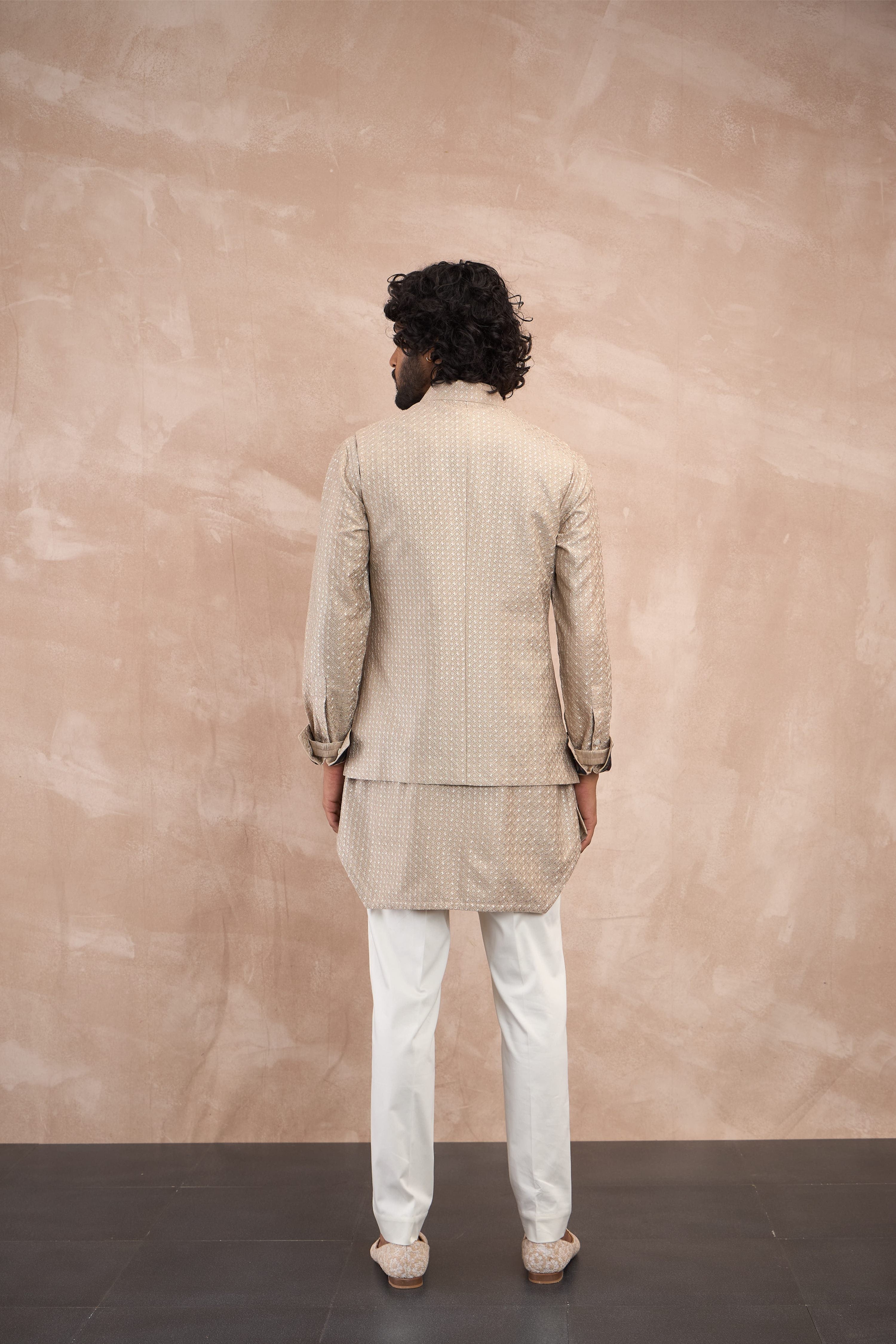 Inara Motif Nehru Jacket Set