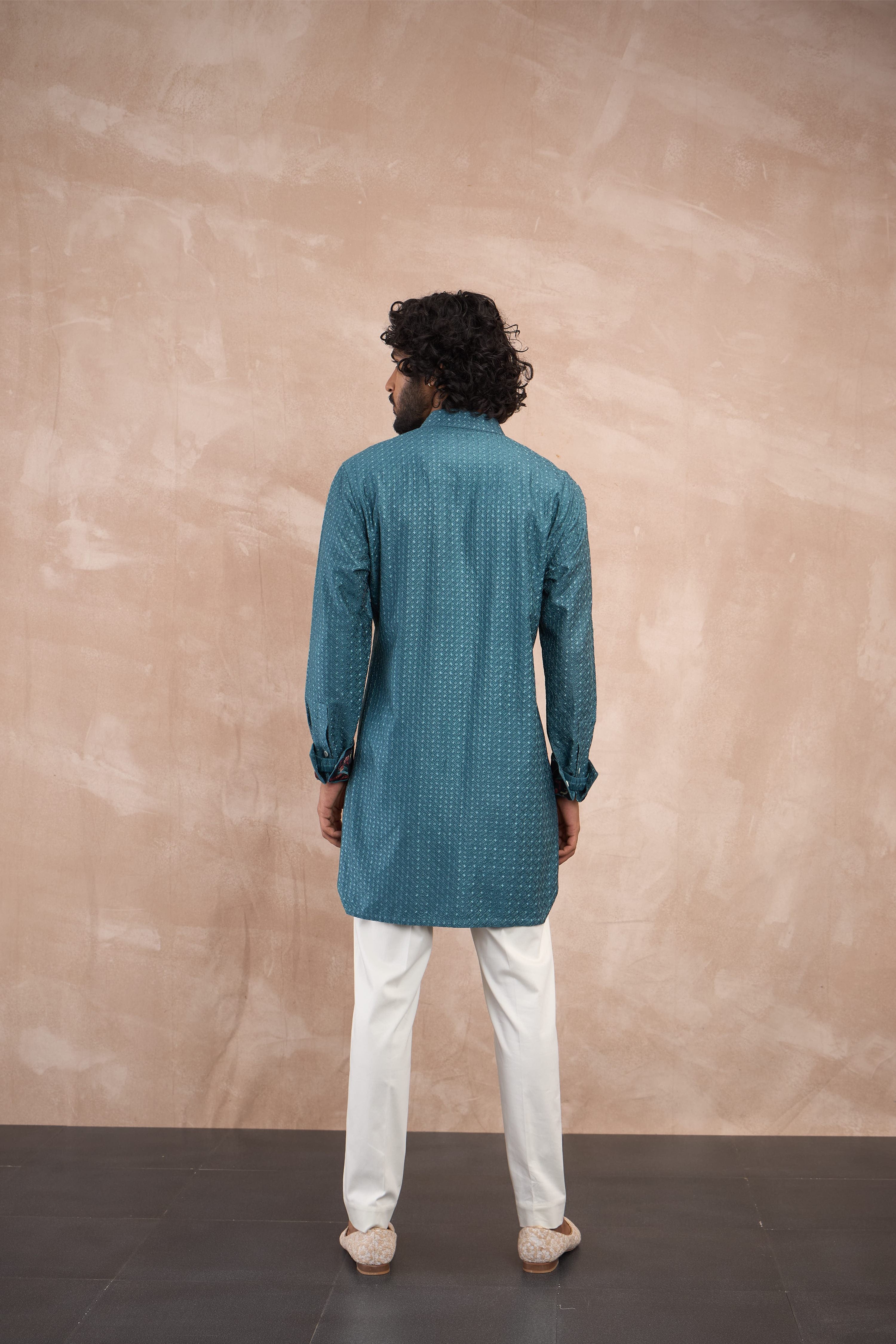 Inara Motif Nehru Jacket Set