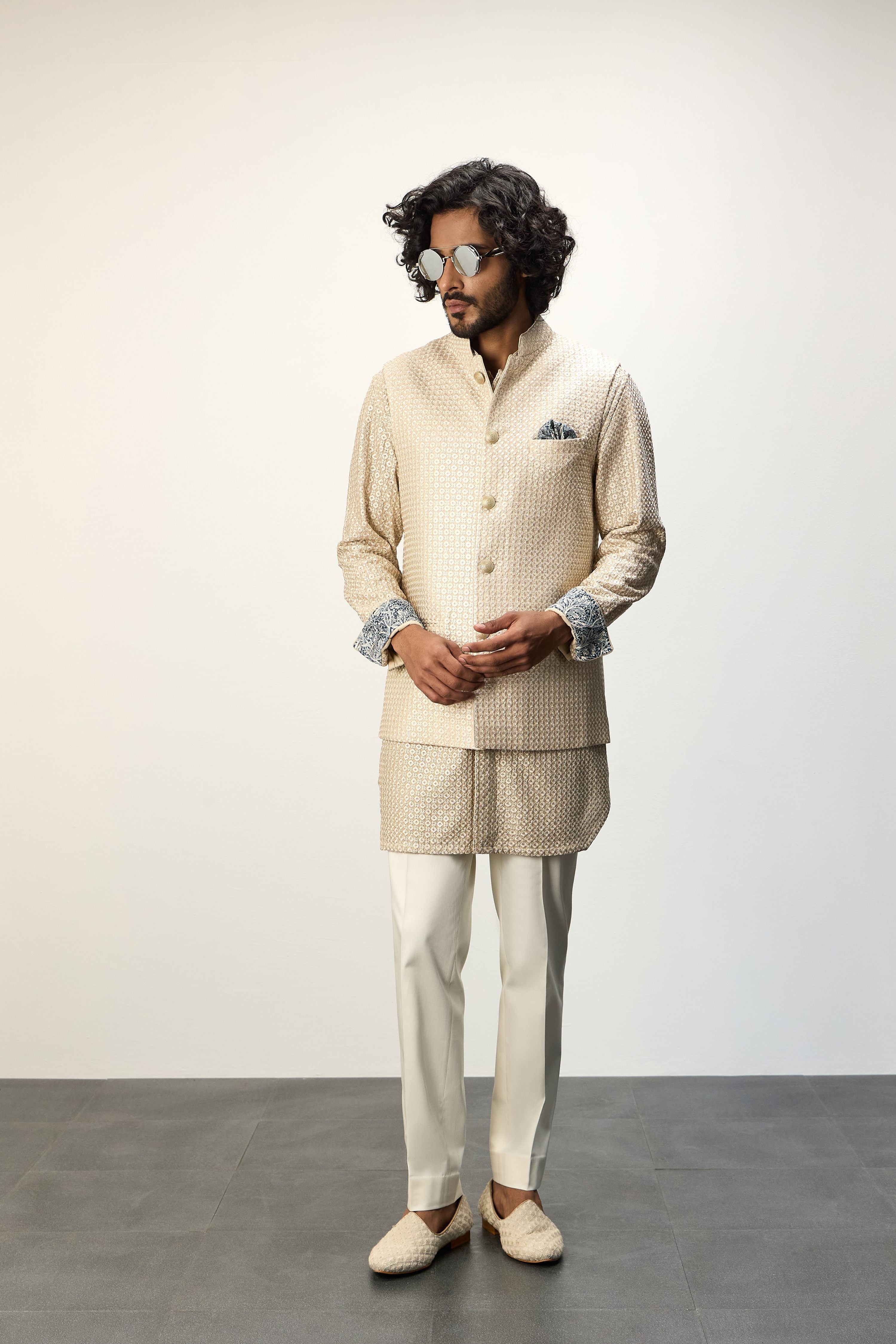 Inara Nehru Jacket+FOE  Set