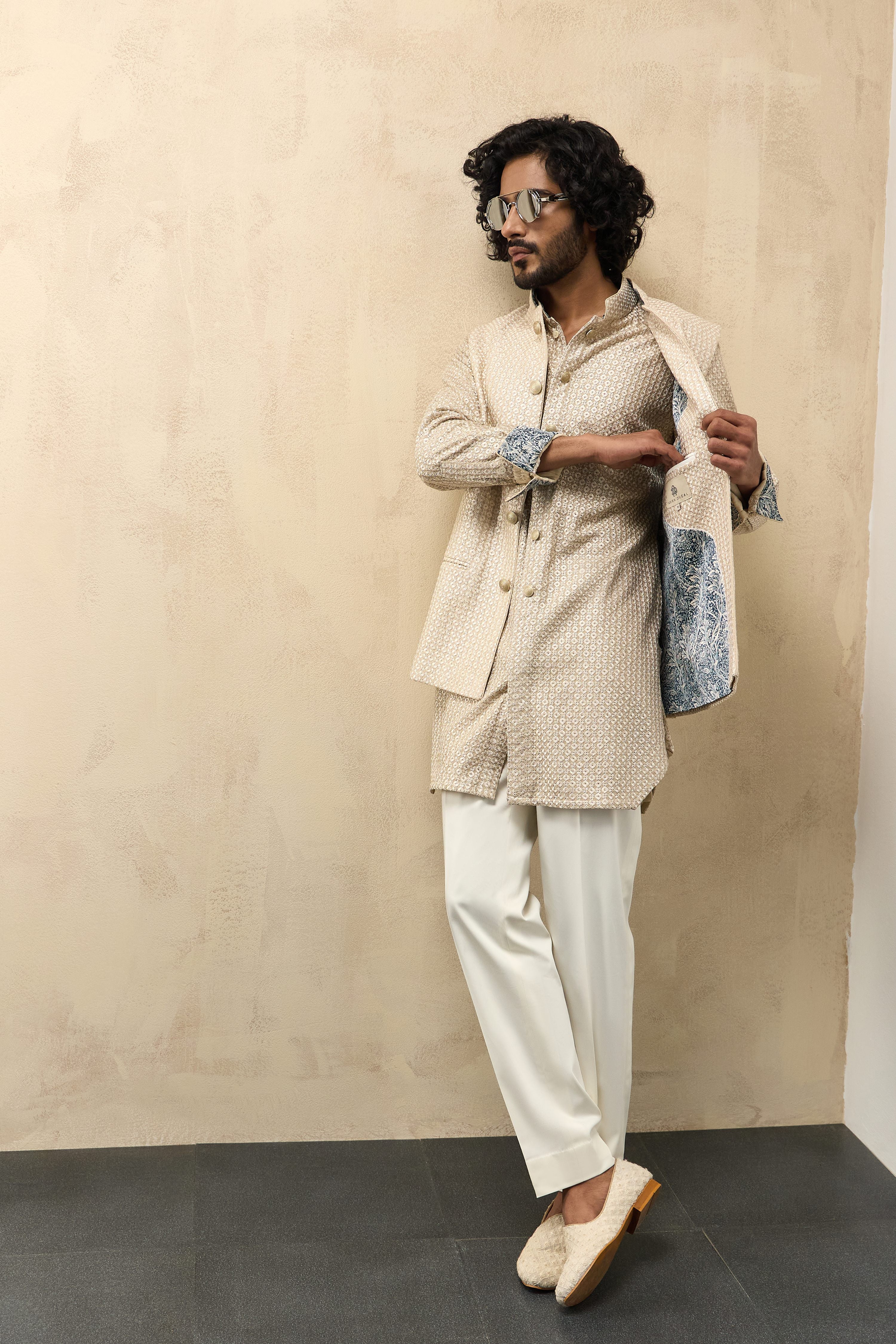 Inara Nehru Jacket+FOE  Set