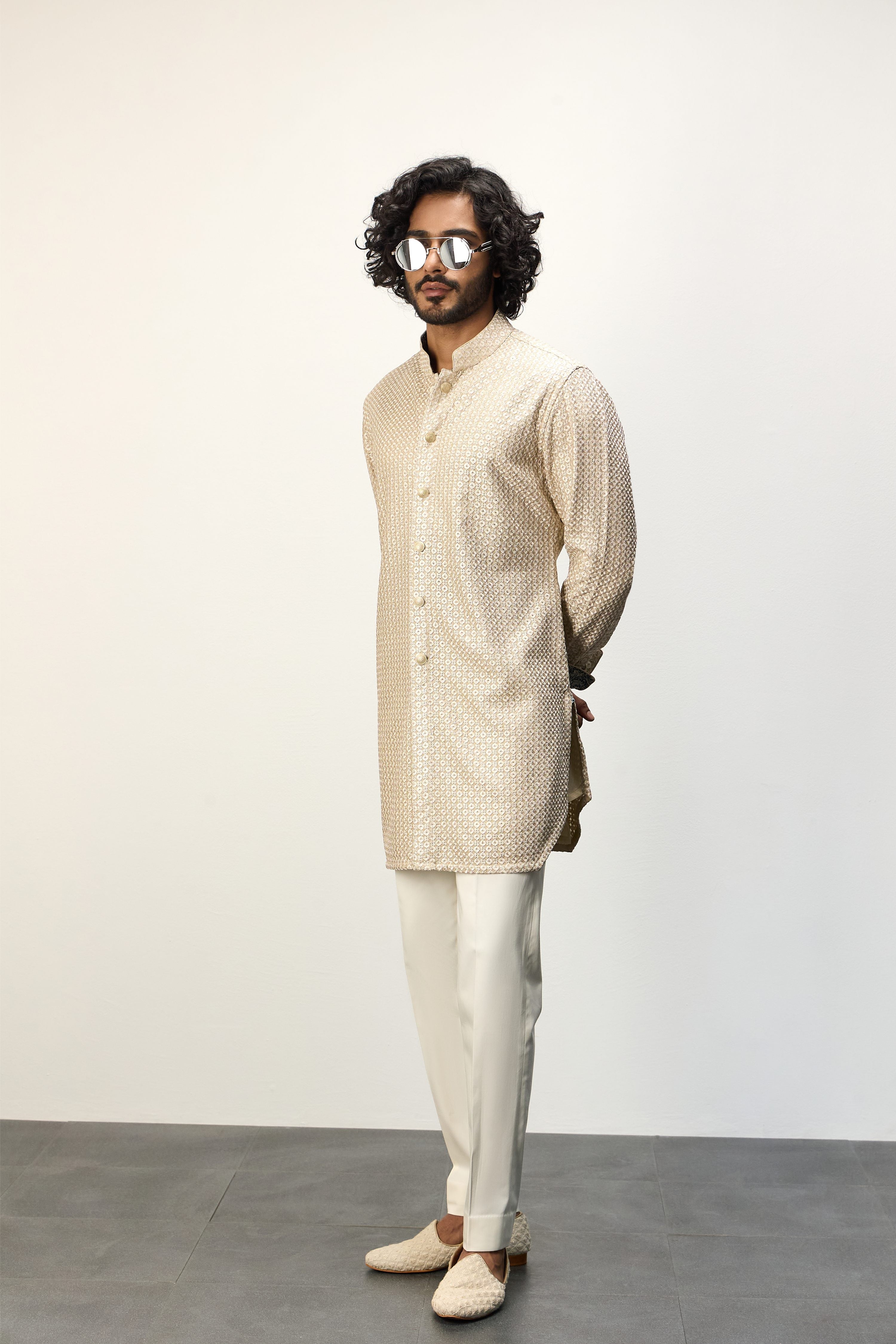 Inara Nehru Jacket+FOE  Set
