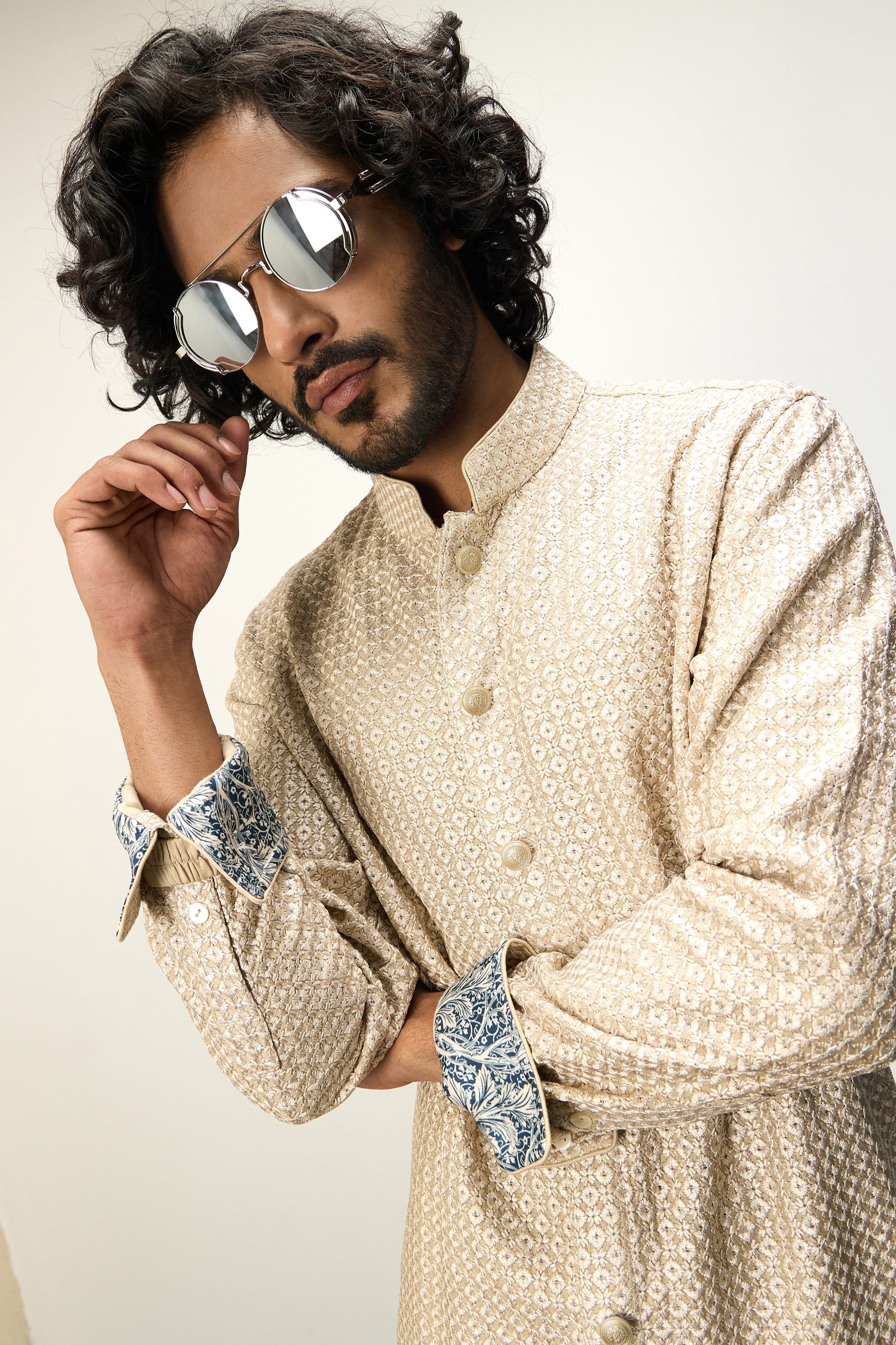 Inara Nehru Jacket+FOE  Set