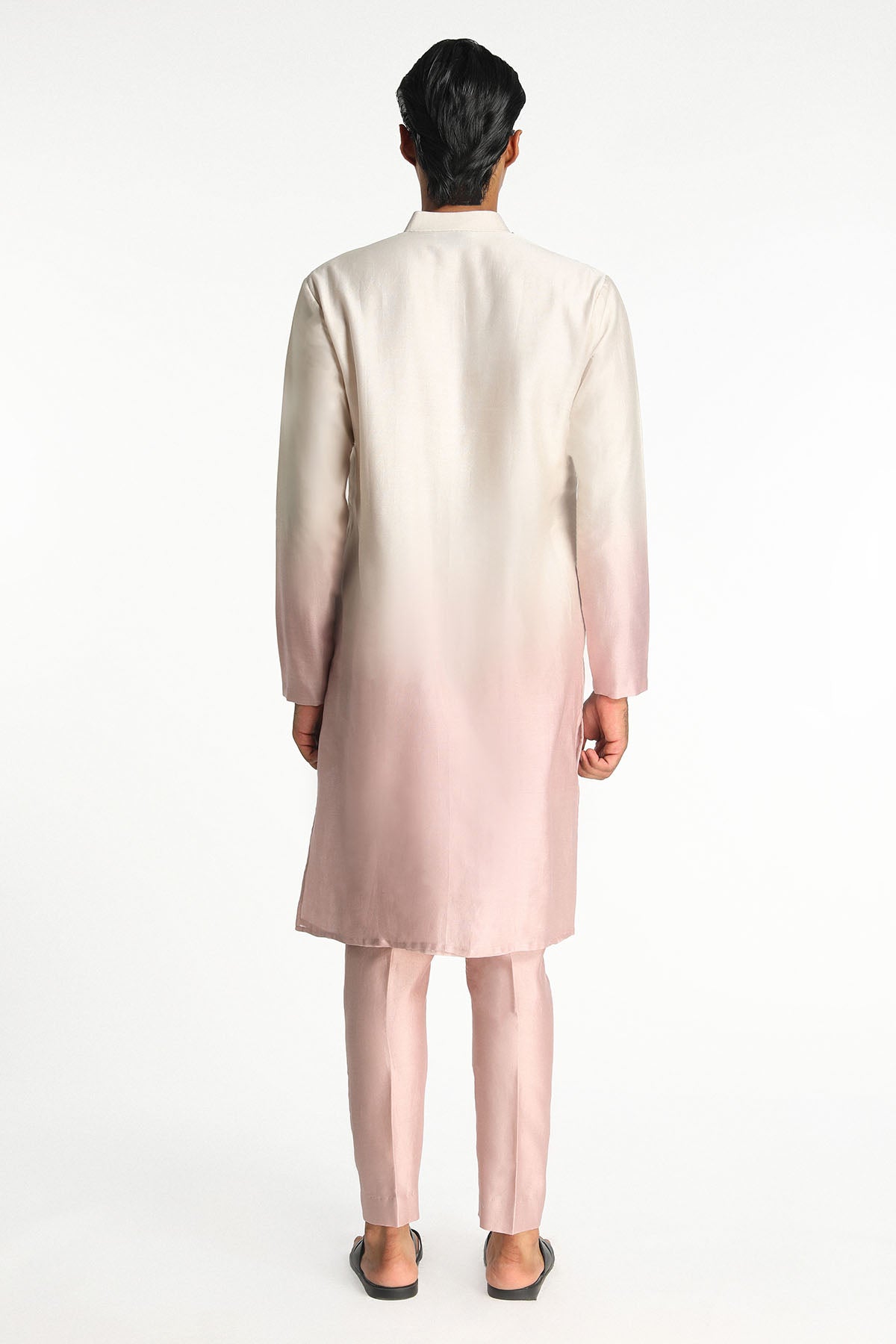 Harmony - Ivory - Pink Chanderi Silk Kurta Set