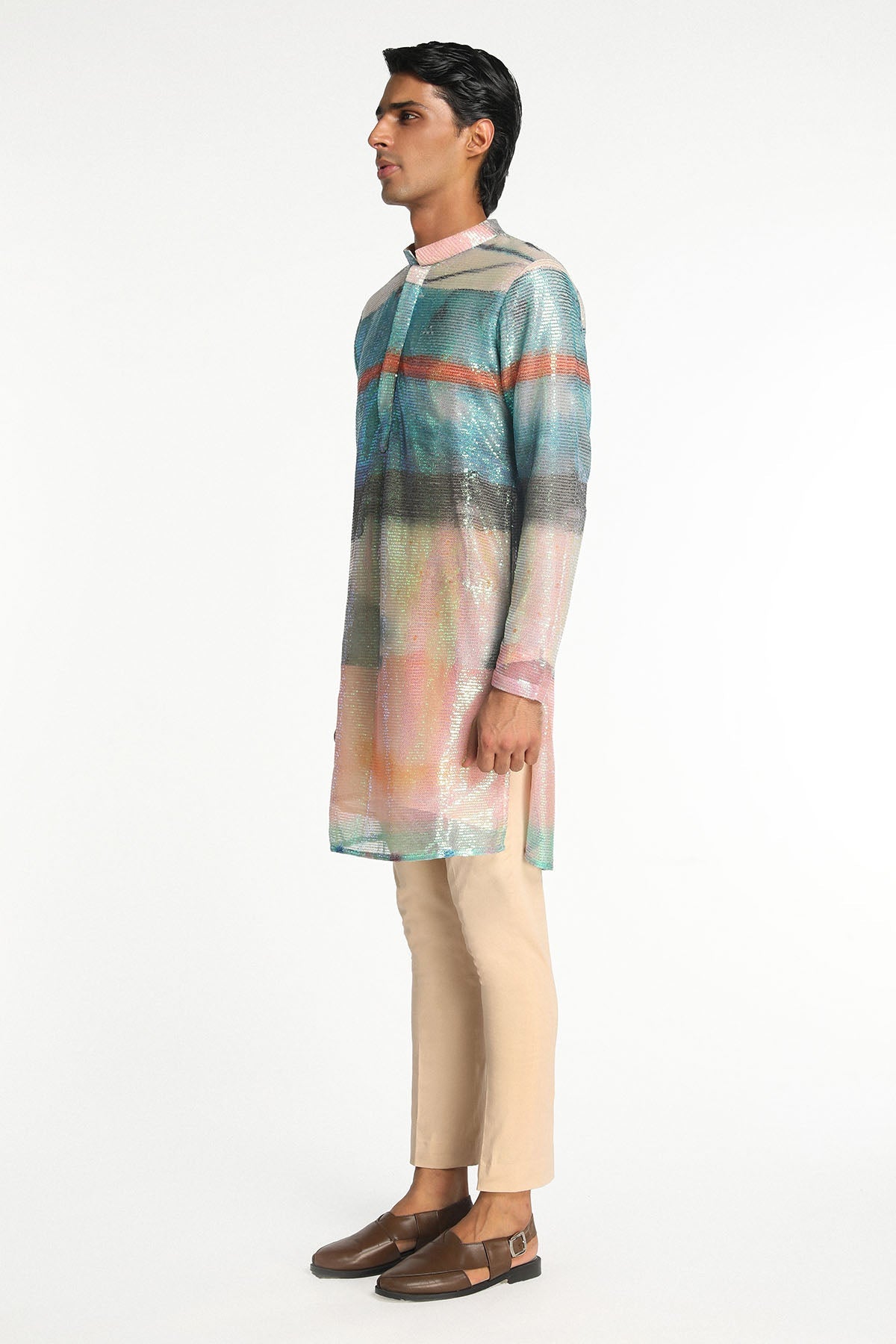Vista - Aurora Sequin Tulle Kurta Set