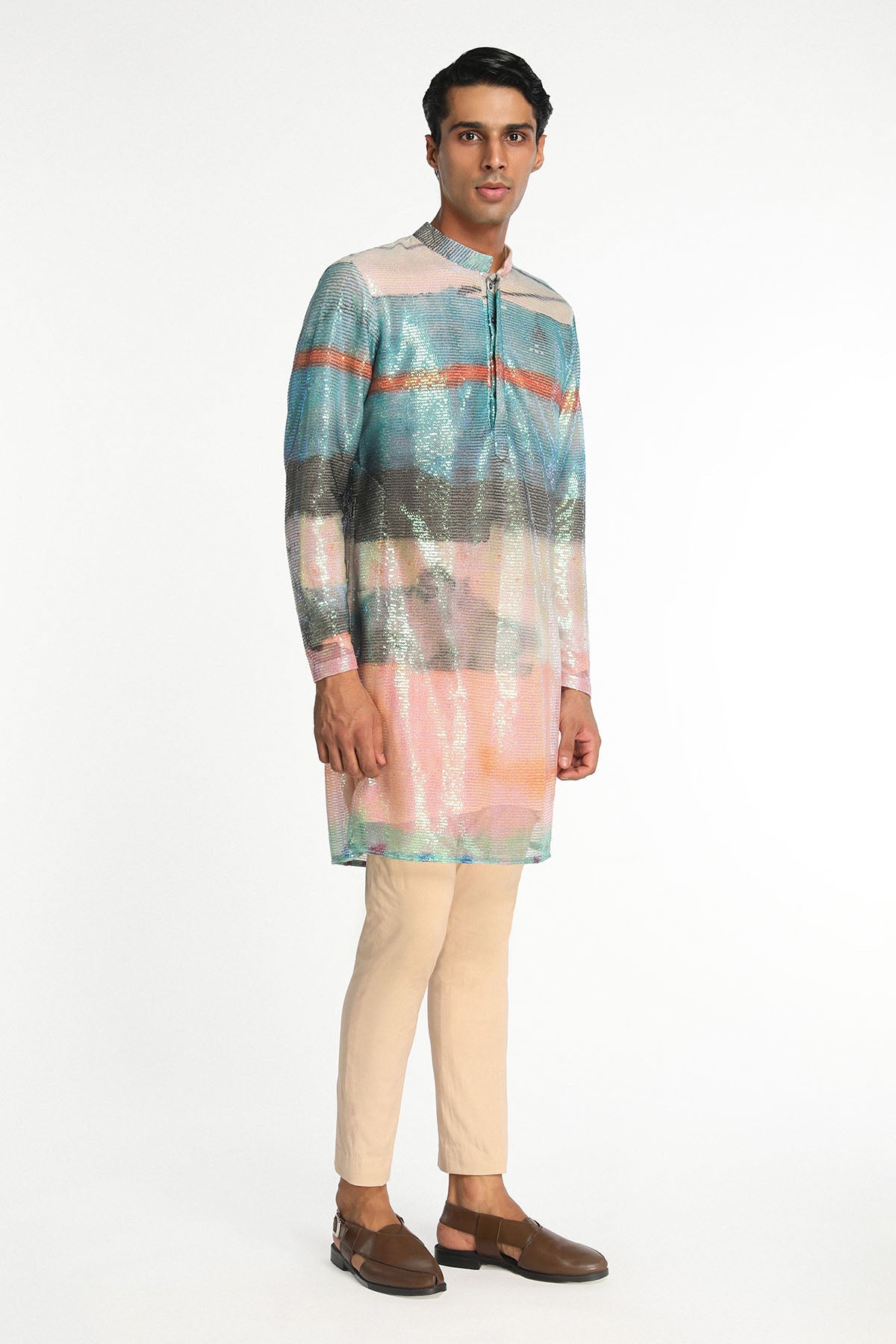 Vista - Aurora Sequin Tulle Kurta Set