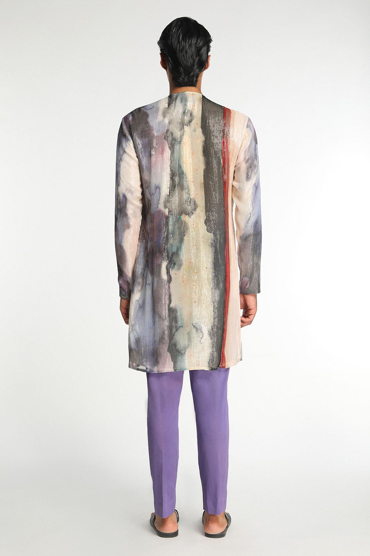 Equinox - Mist Aurora Chanderi Silk Kurta Set