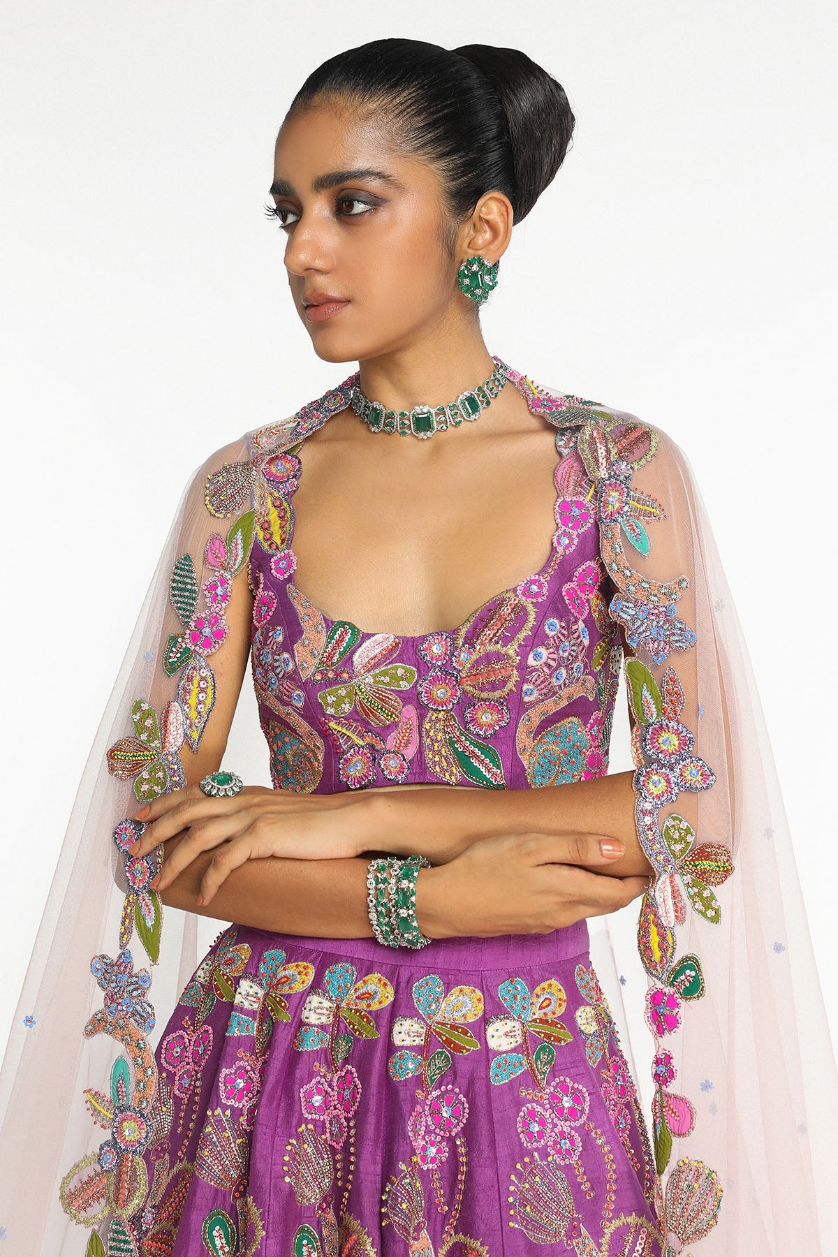 Eminara - Eminence Raw Silk Lehenga Set