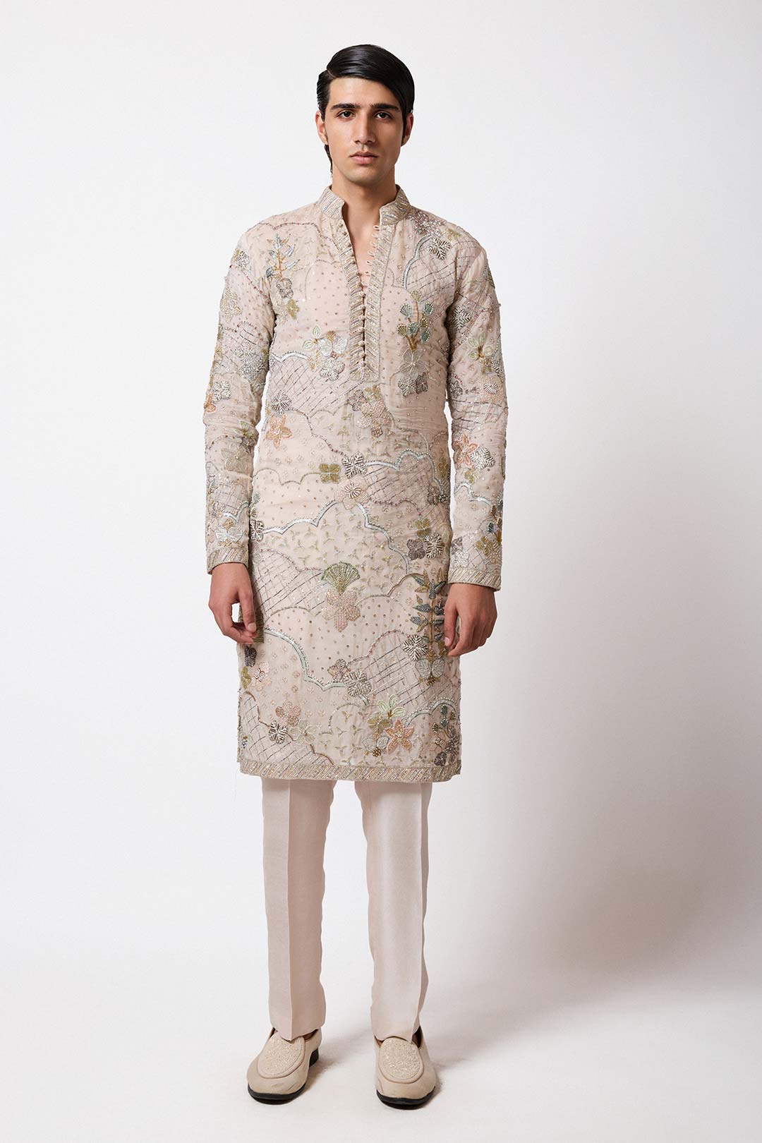 Bailora - Ivory Organza Kurta Set