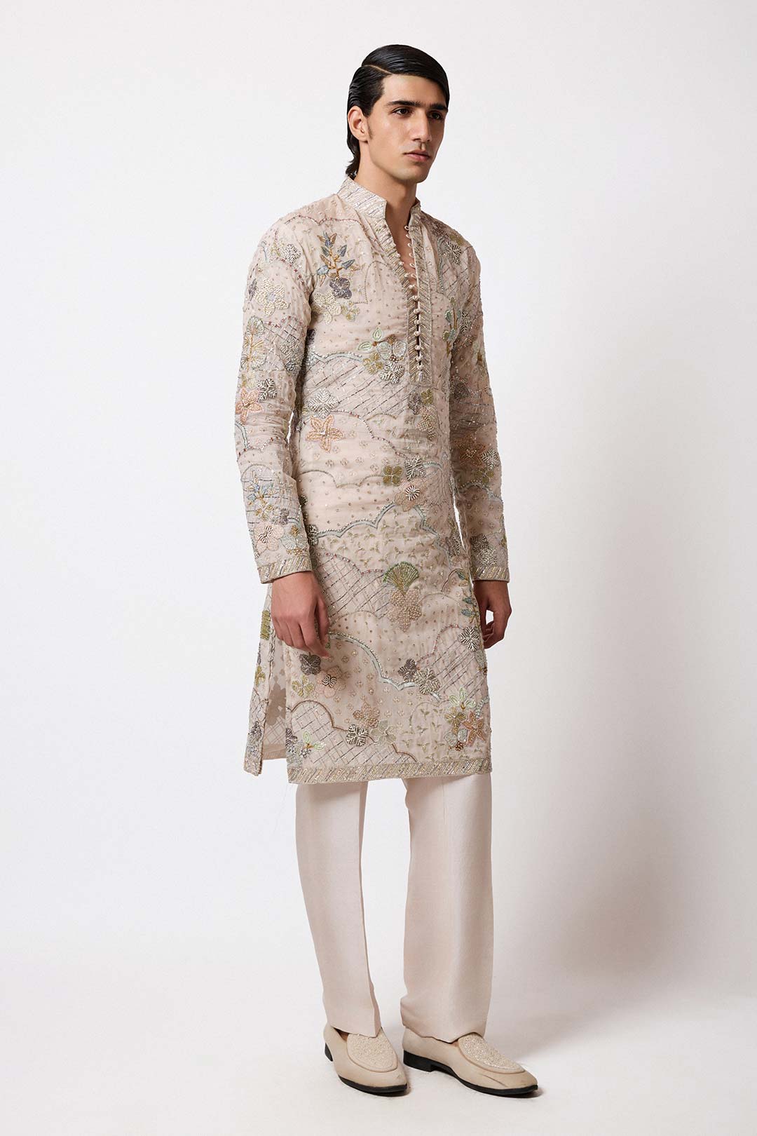 Bailora - Ivory Organza Kurta Set