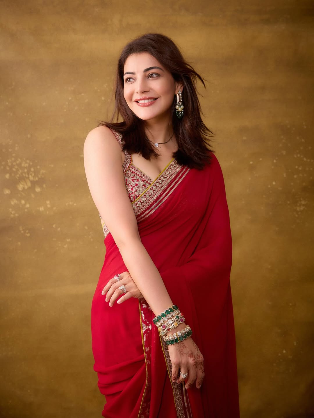 Kajal in Zohra Saree Set