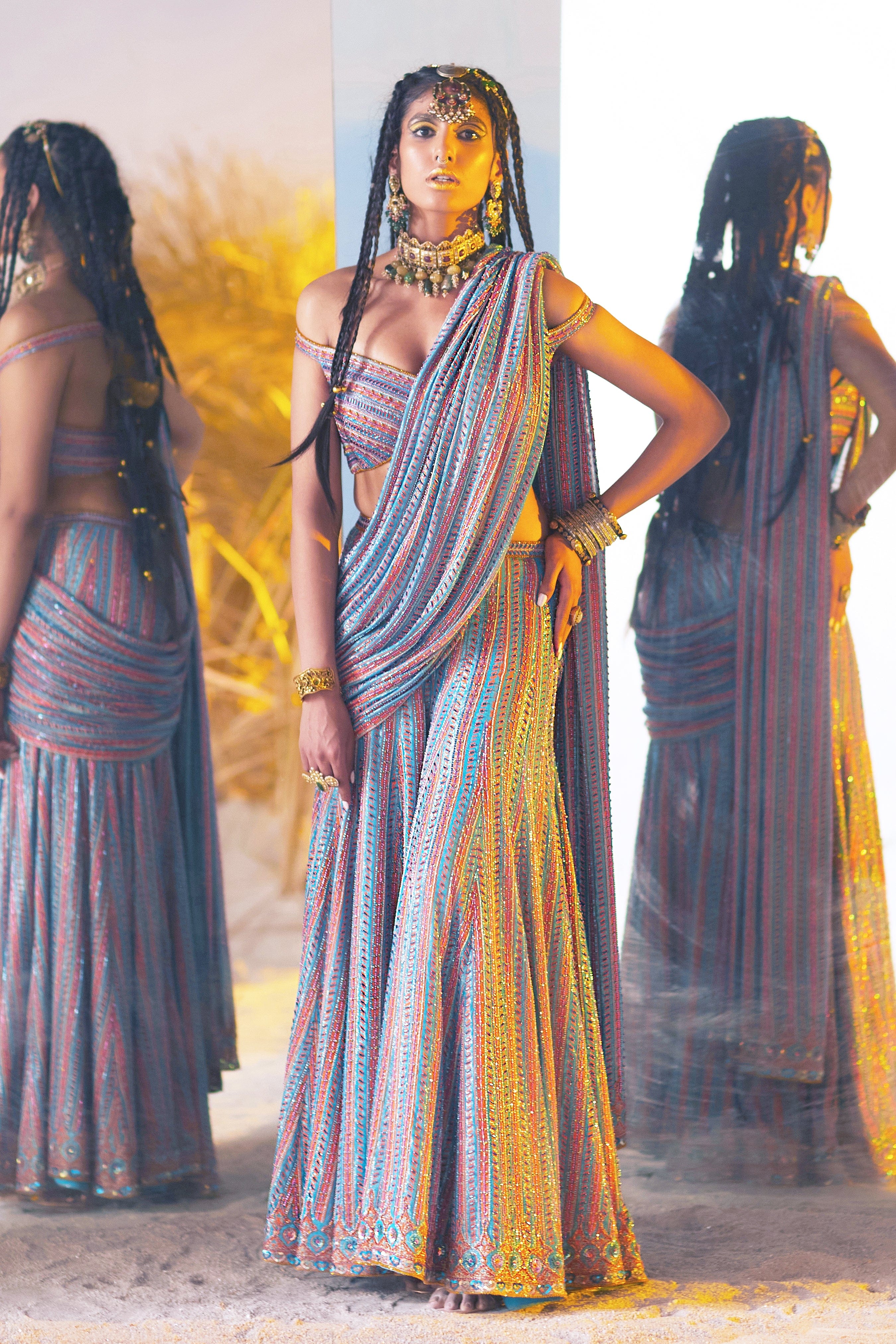 Aliza Saree Sharara