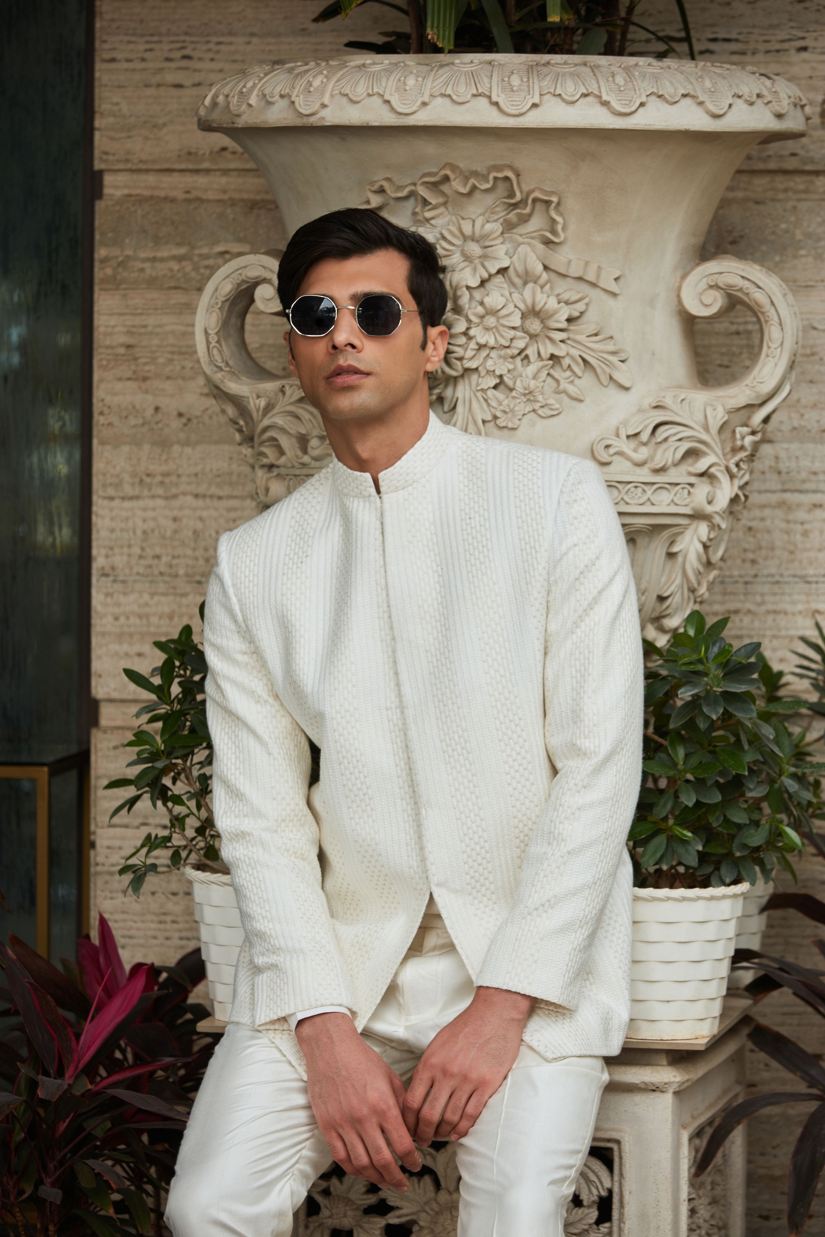Parvana Bandhgala Jacket Set
