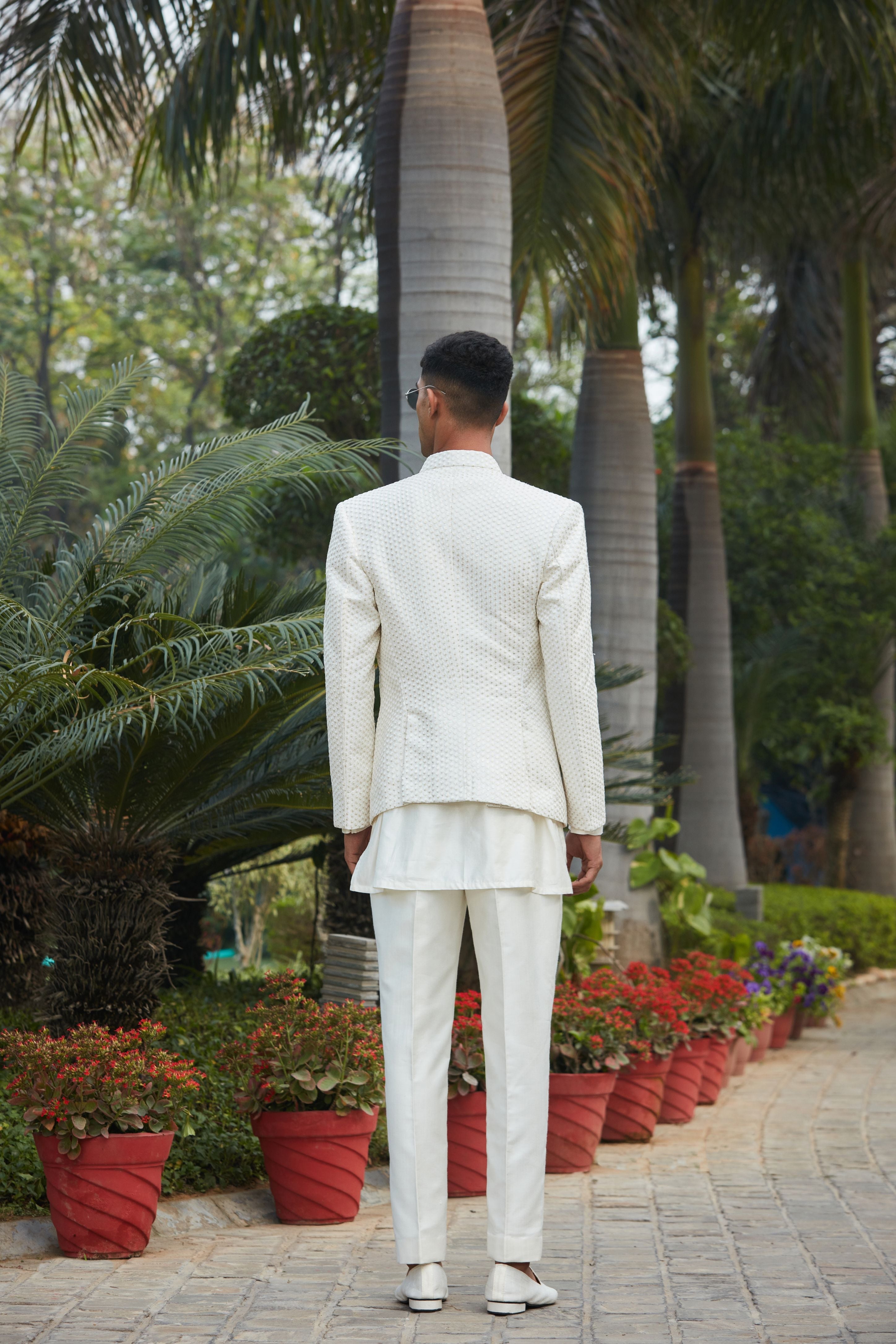 Nirvana Open Jacket With Kurta Set