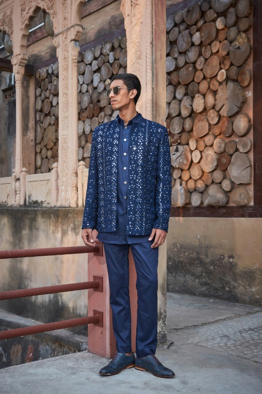 Owen Indo-Western Jacket Set
