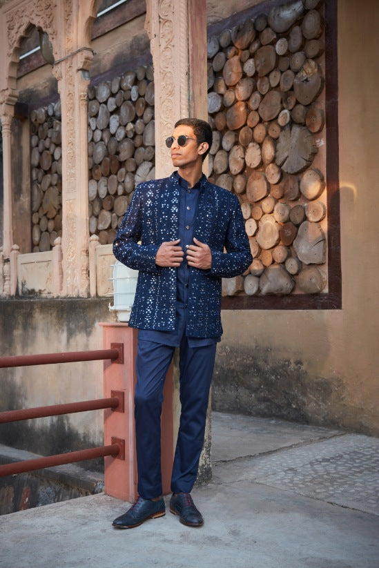 Owen Indo-Western Jacket Set