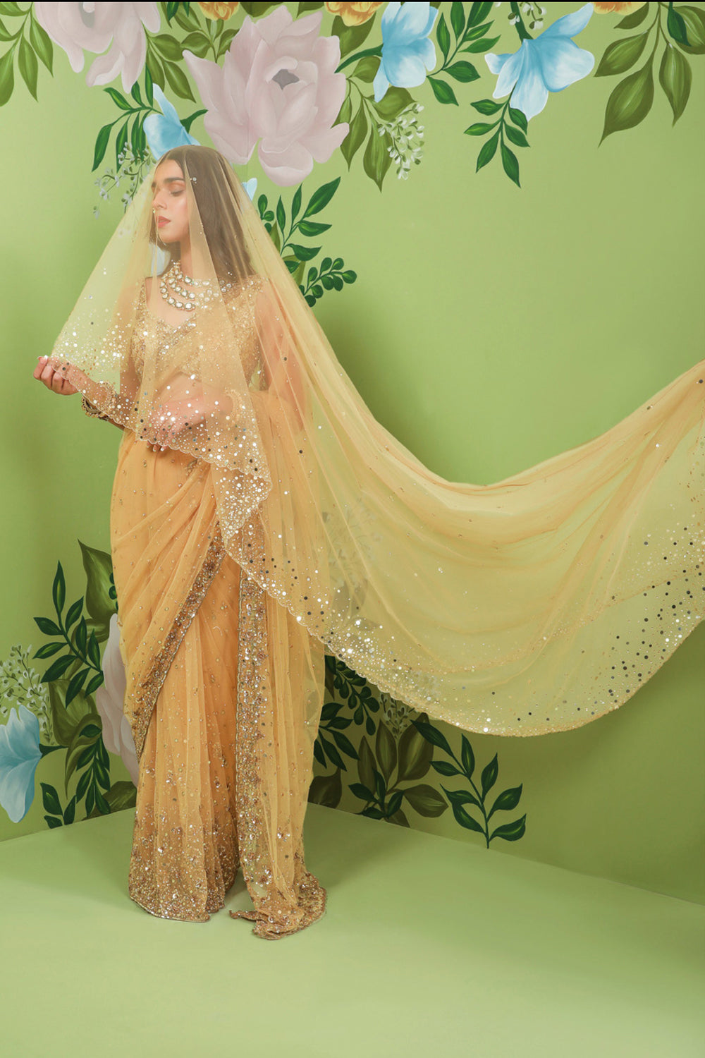 Bronze Beauty Saree