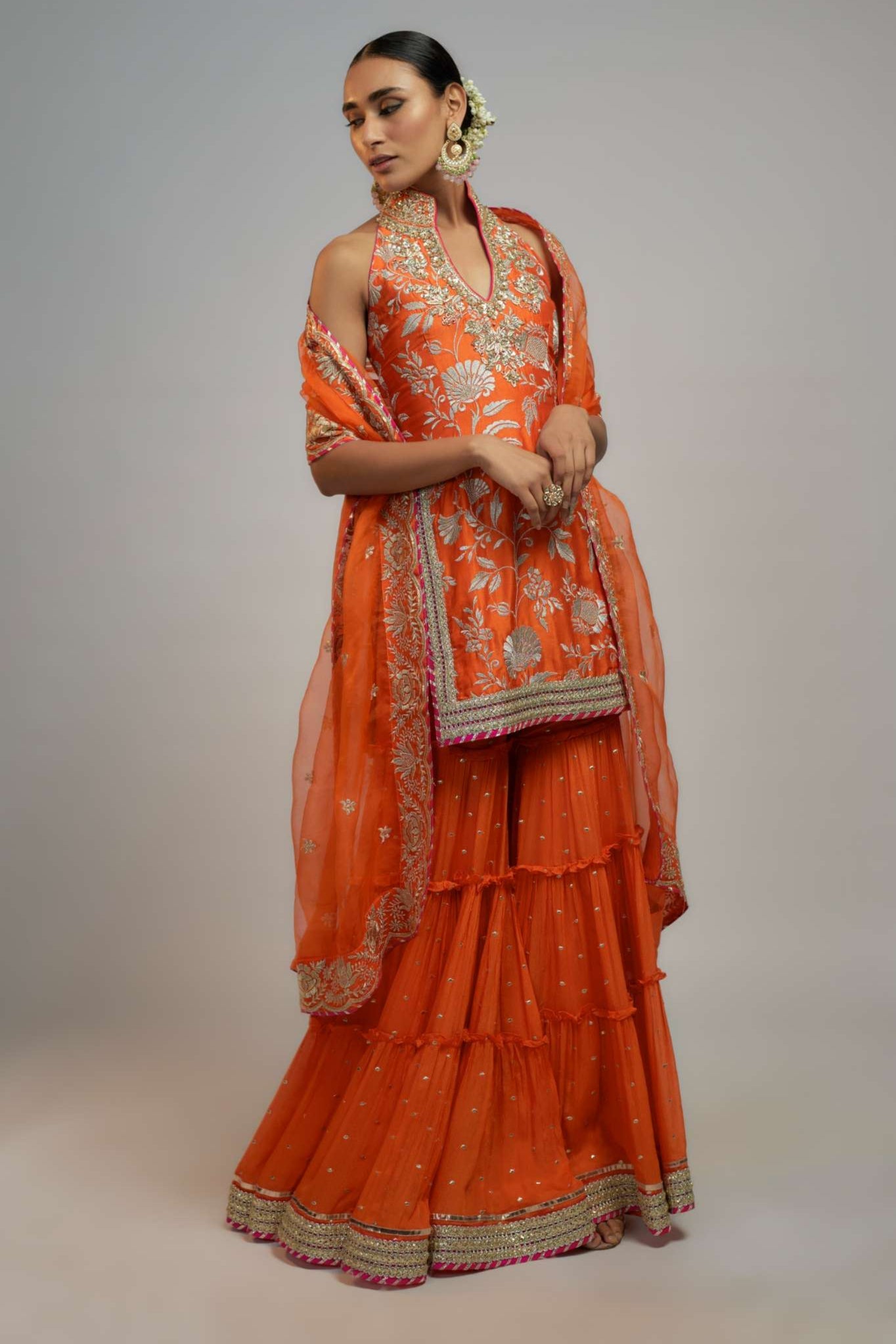 Golconda Sitara Sharara Set