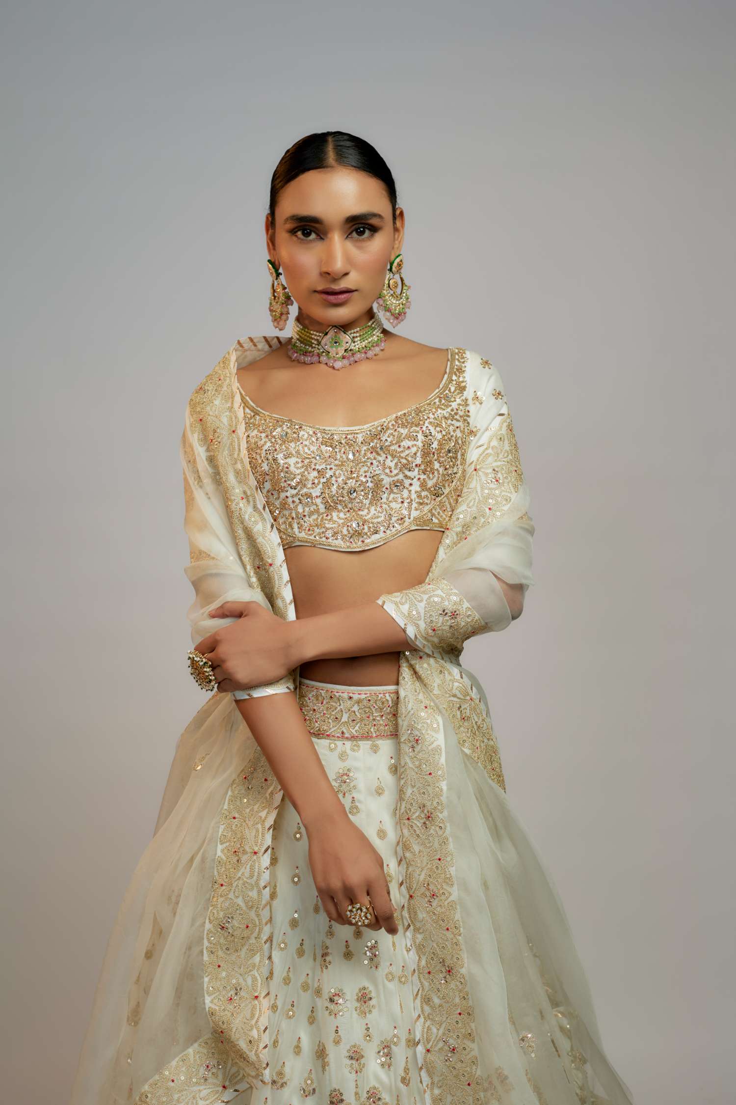Reha Sukheja in Golconda Shahi Lehenga Set