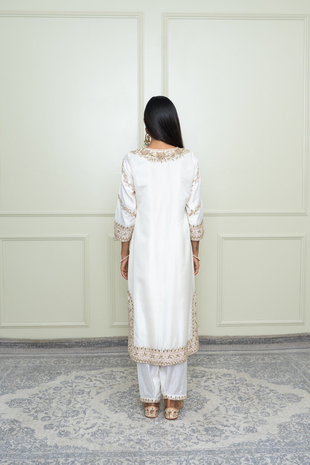 Aarini - A-Line kurta with dogri salwar