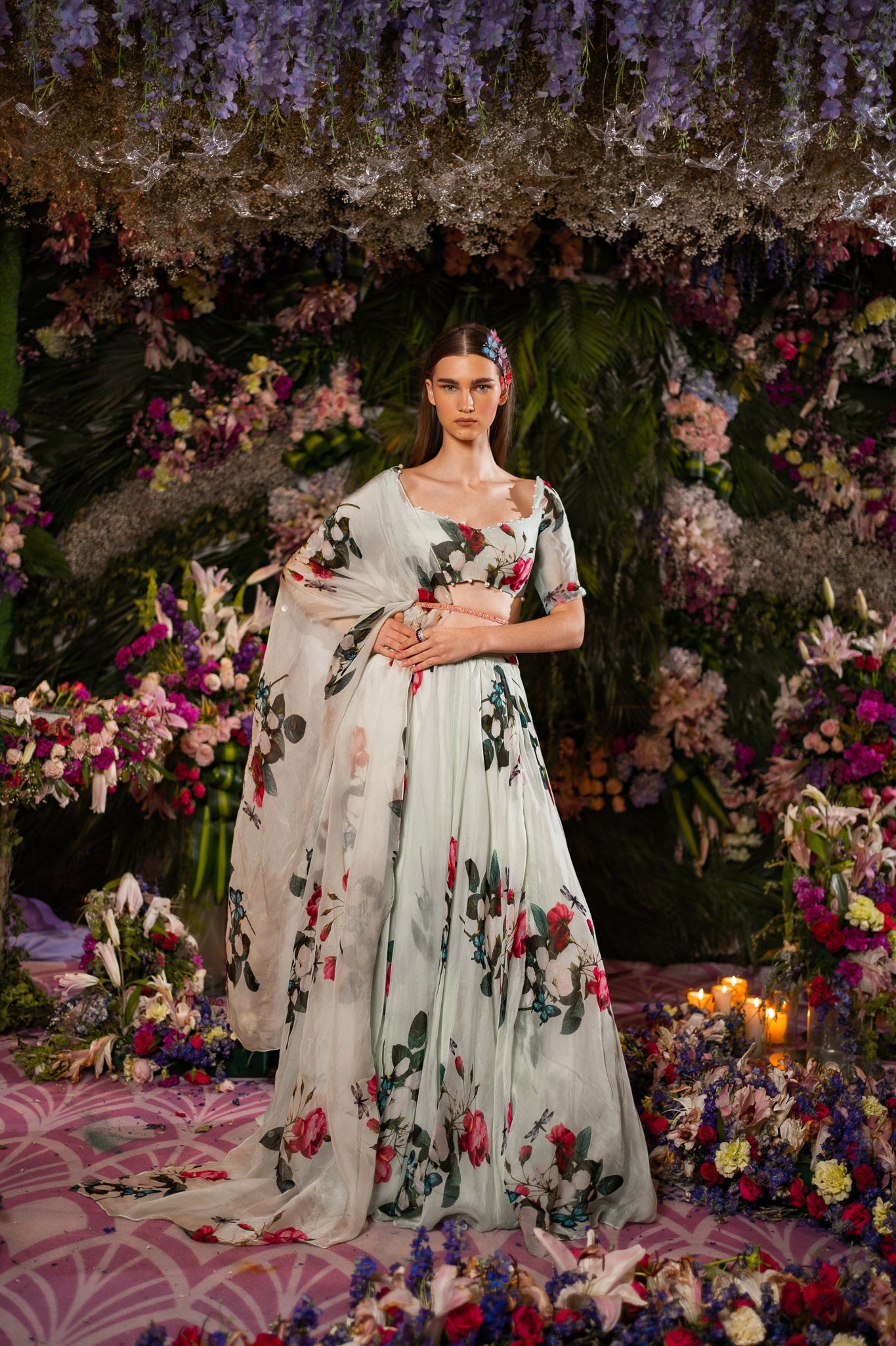 Lehenga Set-Jade