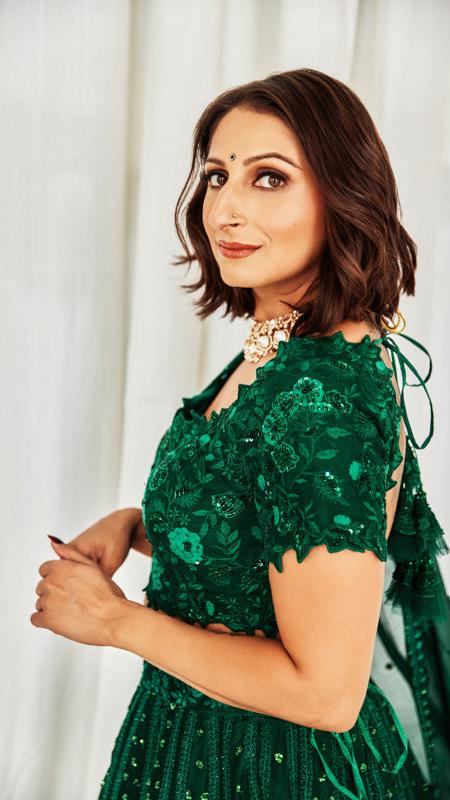 Esha Emerald Lehenga