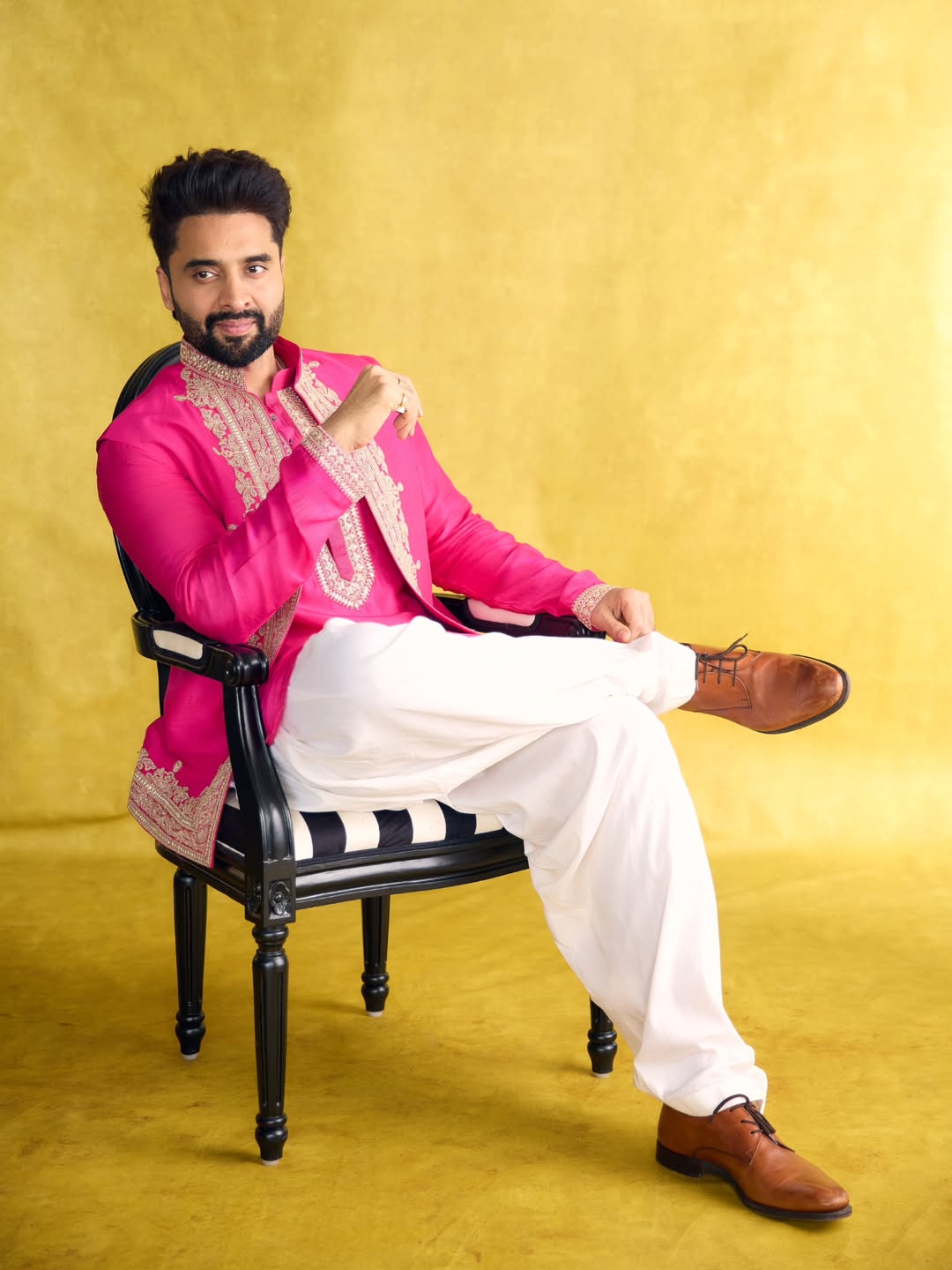 Jackky Bhagnani in Nasir Jacket Set