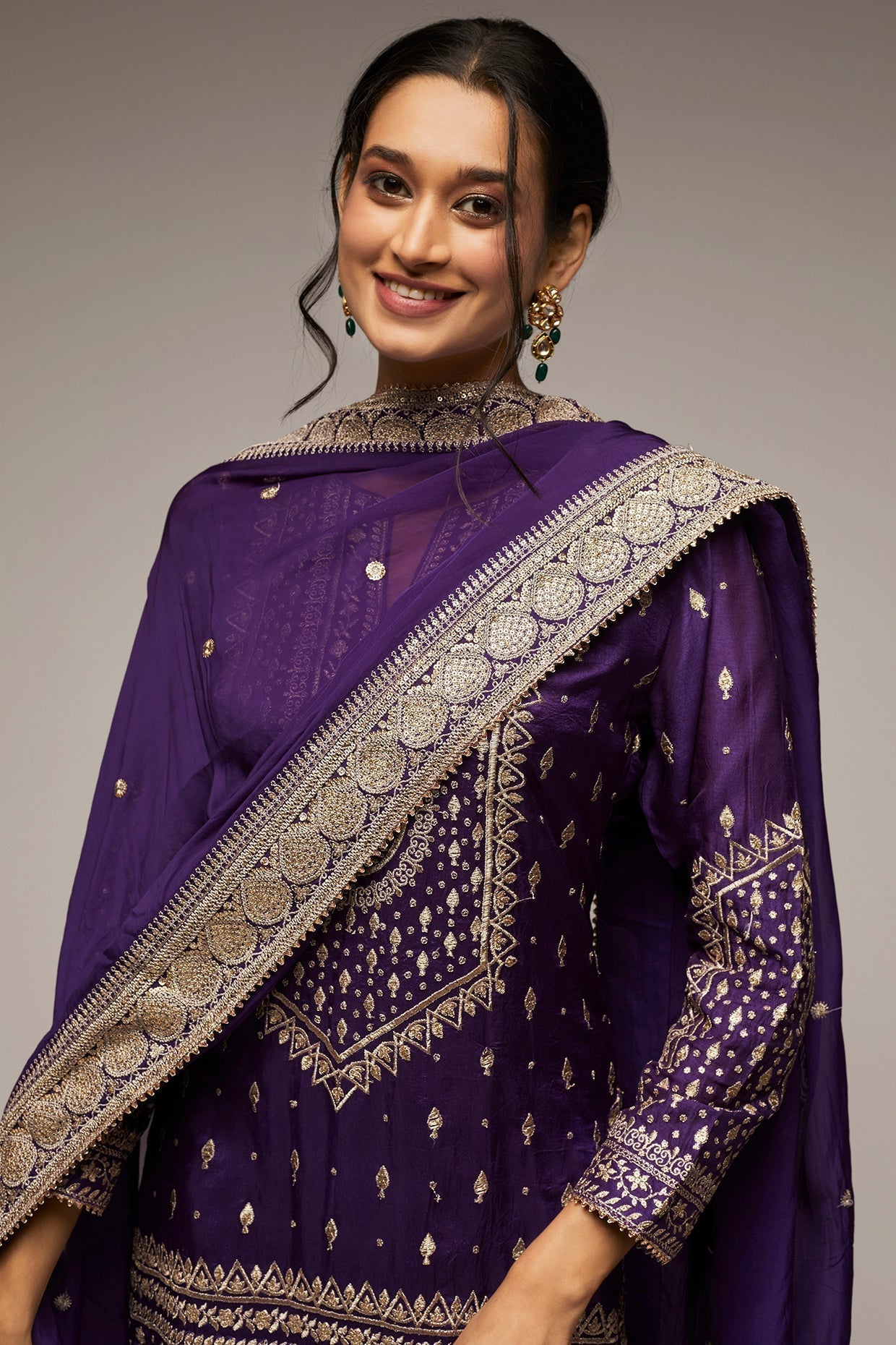 Rati with Jamdani Sharara Set -Juhi Chawla
