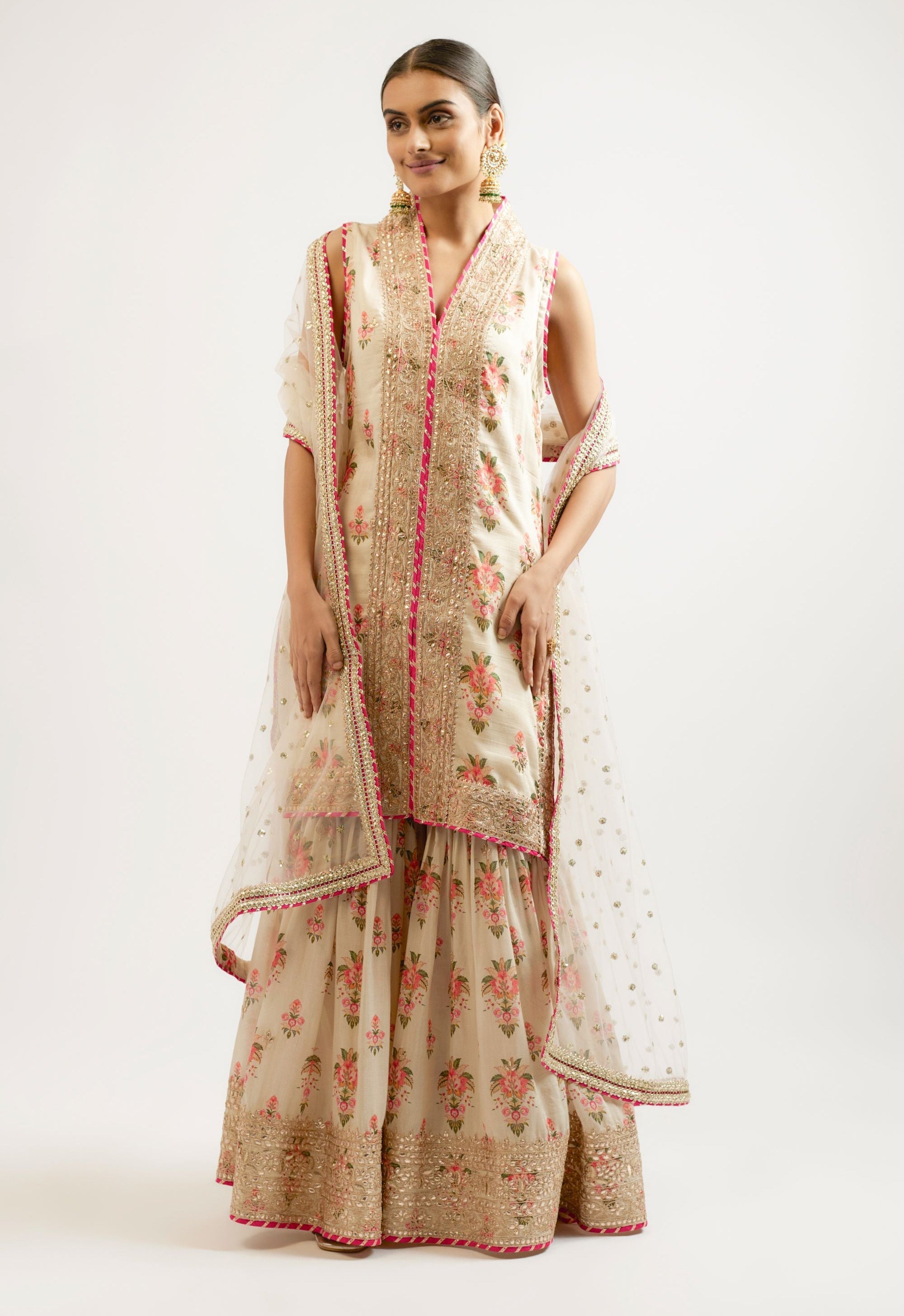 Dhriti Sleeveless Sharara Set