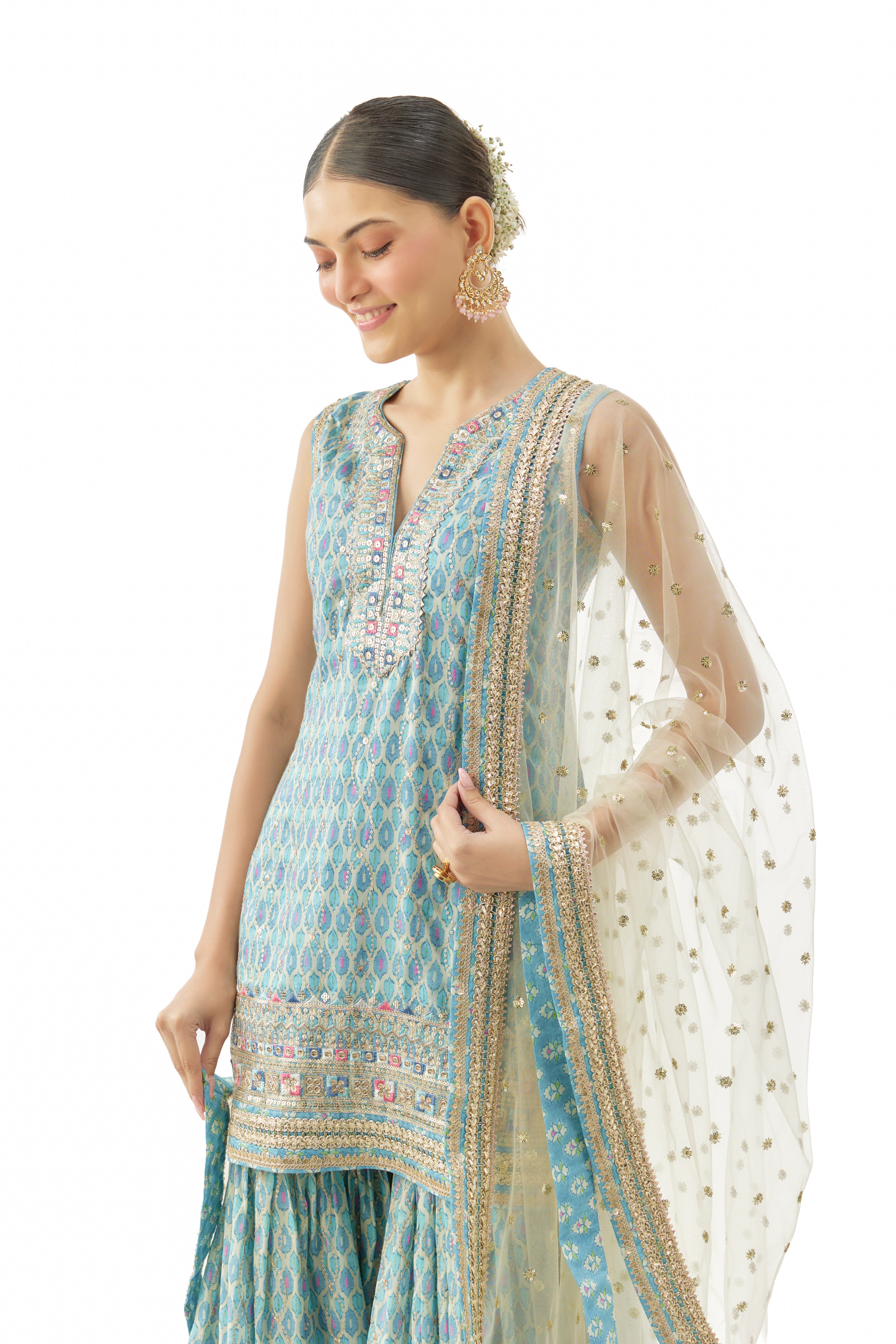 Dhruvi Sharara Set