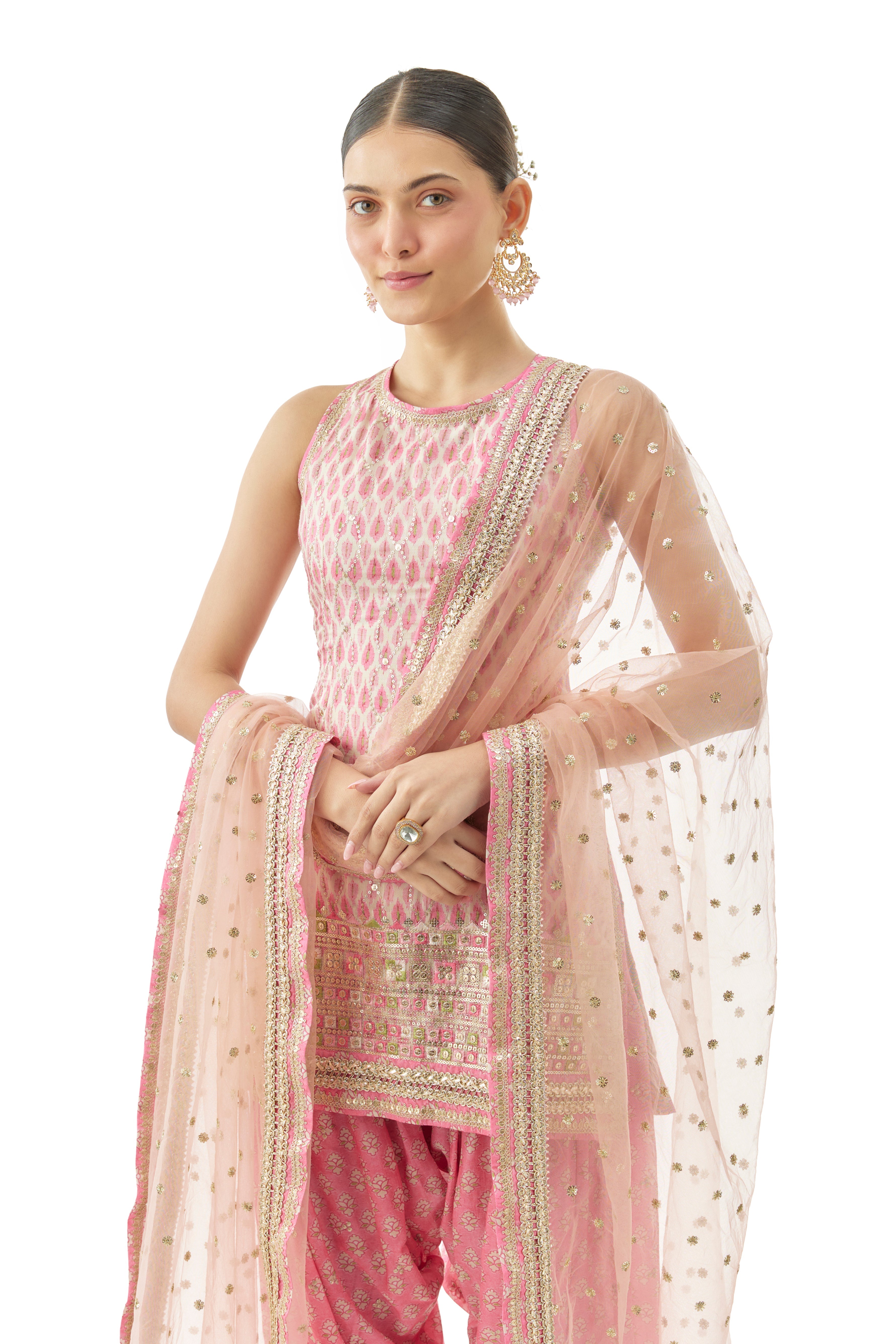 Nandini Kurta with Farshi Salwar Set