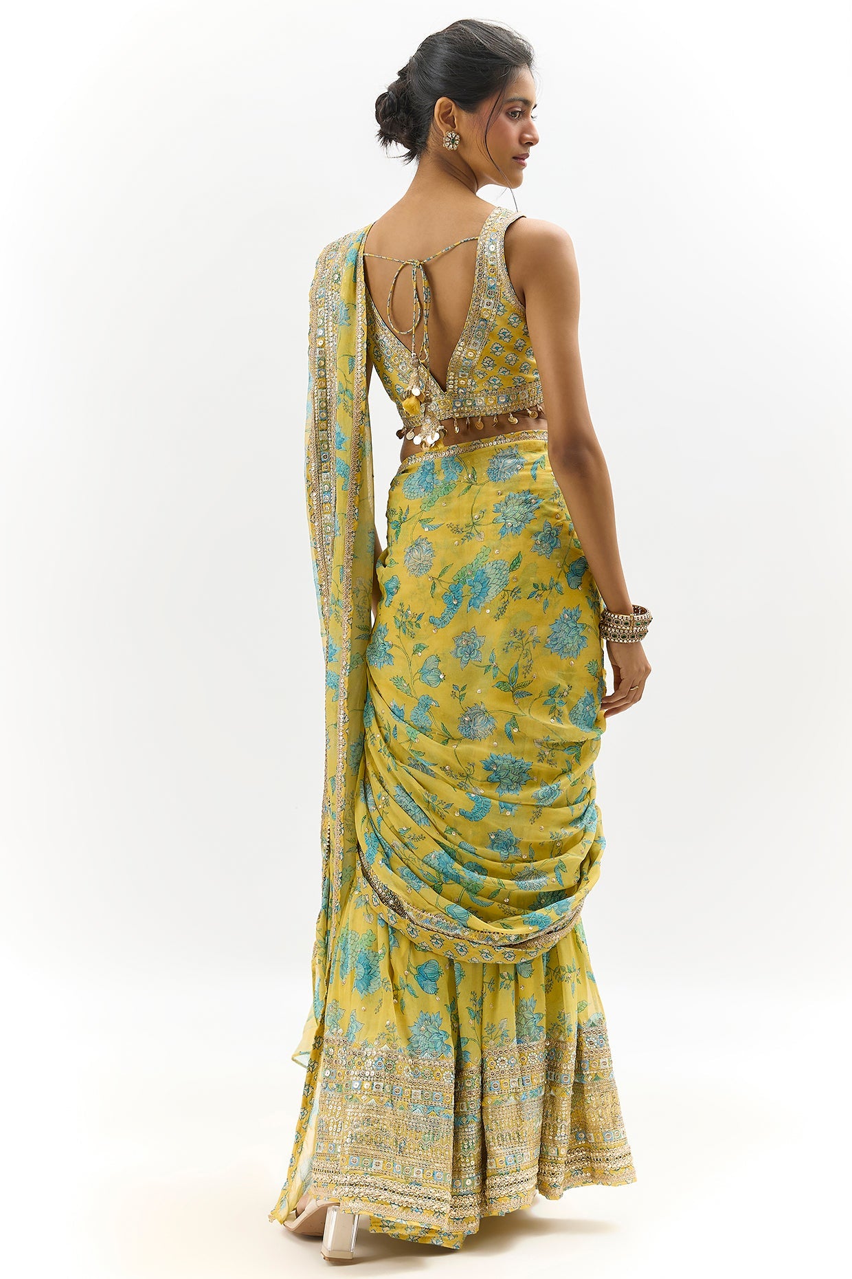Jenisha Saree Set