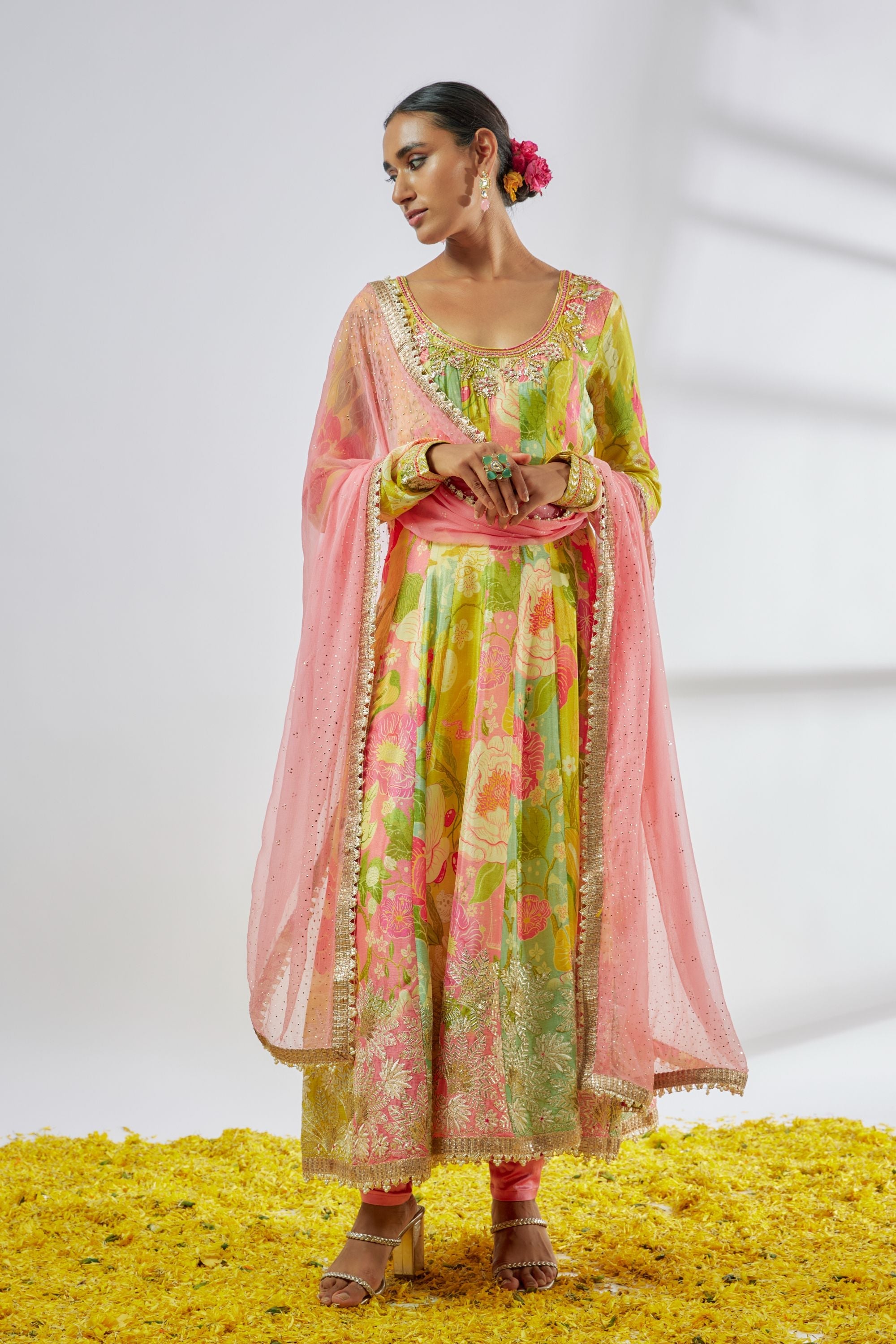 Deepti Anarkali set-Hebah Patel