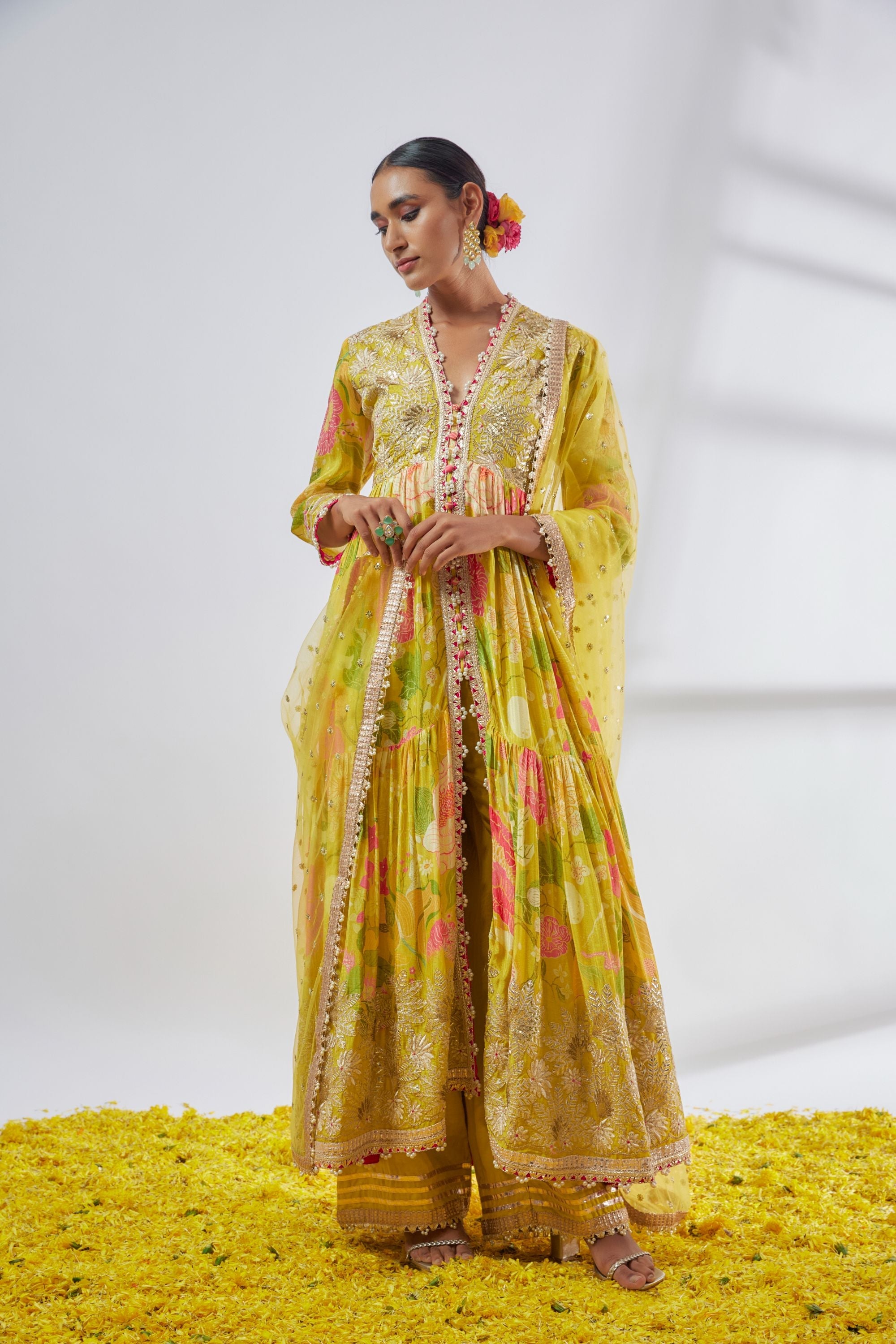 Huma AG With Palazzo Set