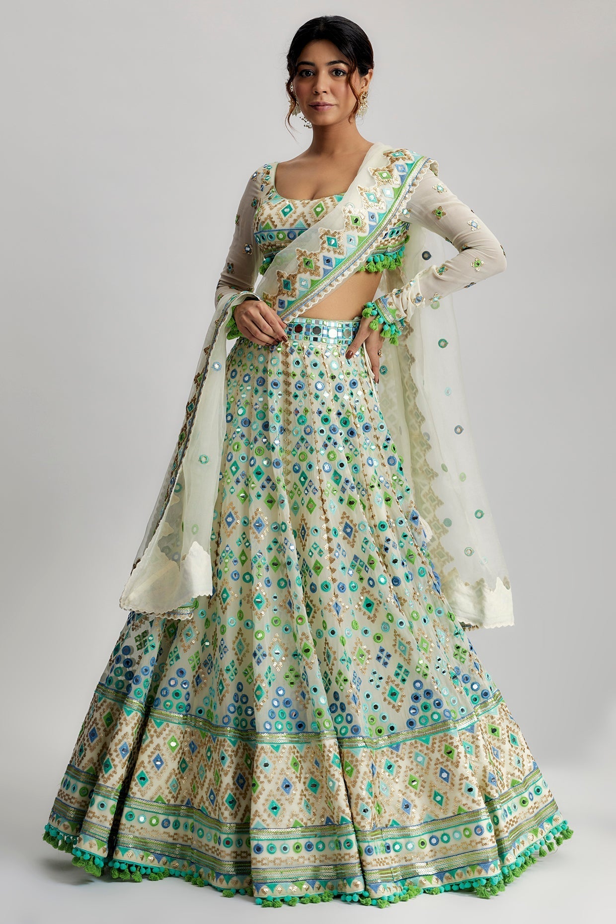 Riya Jain in Alani Lehenga Set