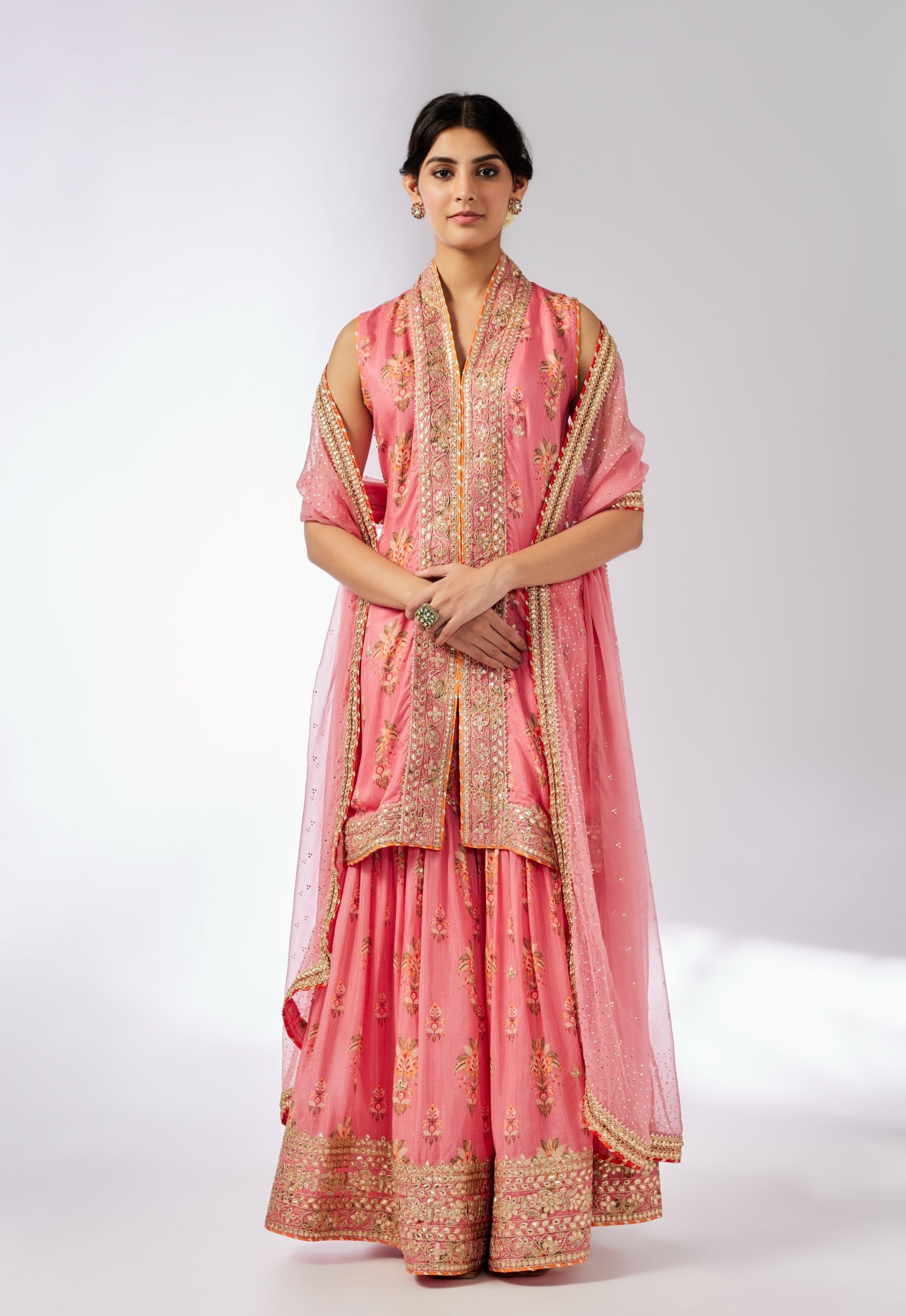 Dhriti Sleeveless Sharara Set