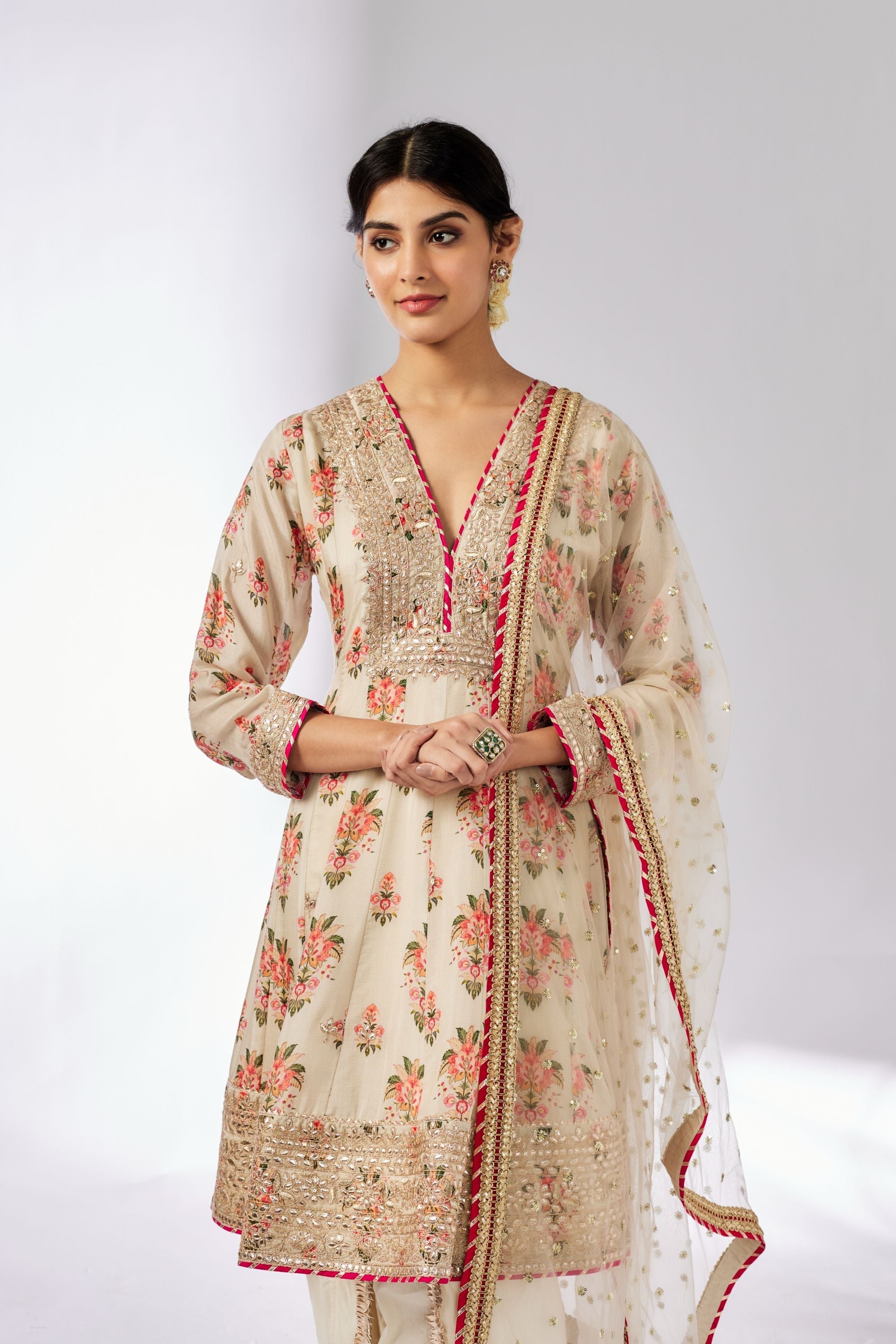 Ekta AG Dhoti Set-Huma Qureshi