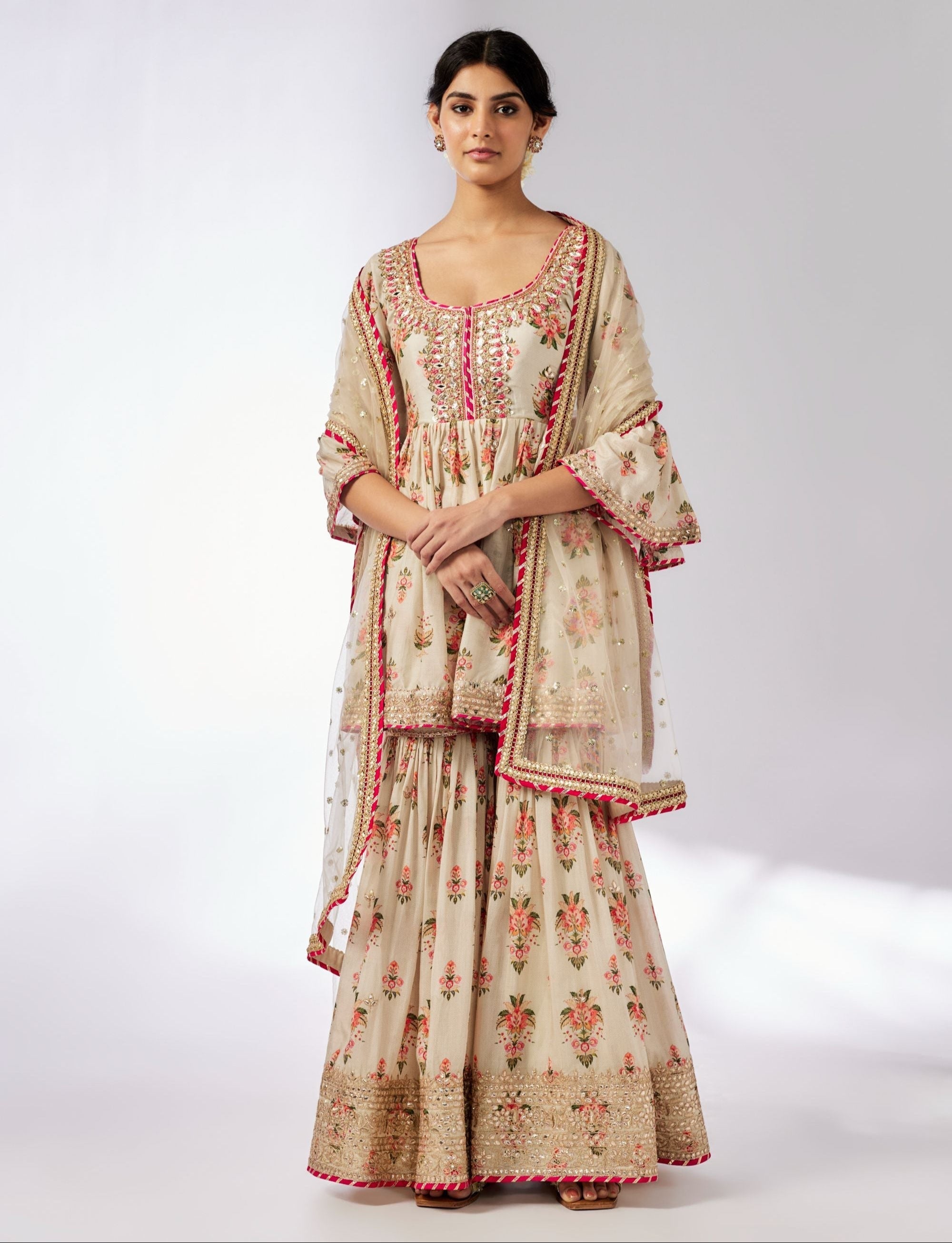 Prachi Peplum Sharara Set