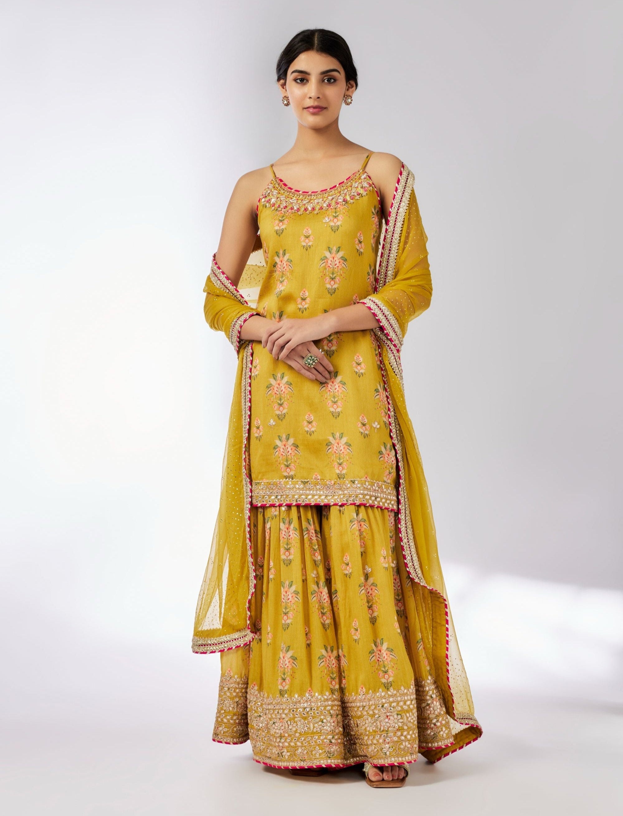 Advika Strappy Sharara set