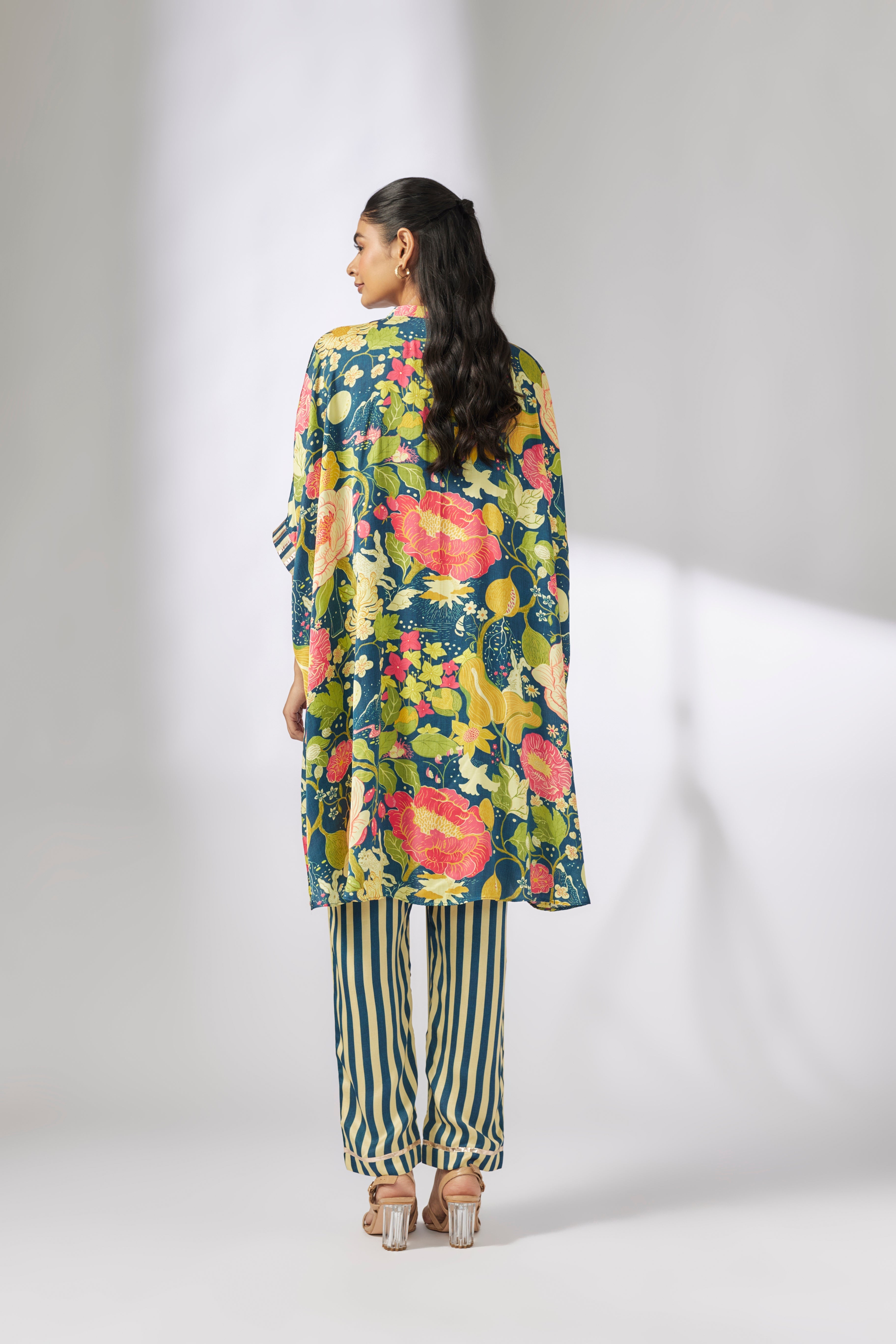 Peony kaftan Co-Ord Set