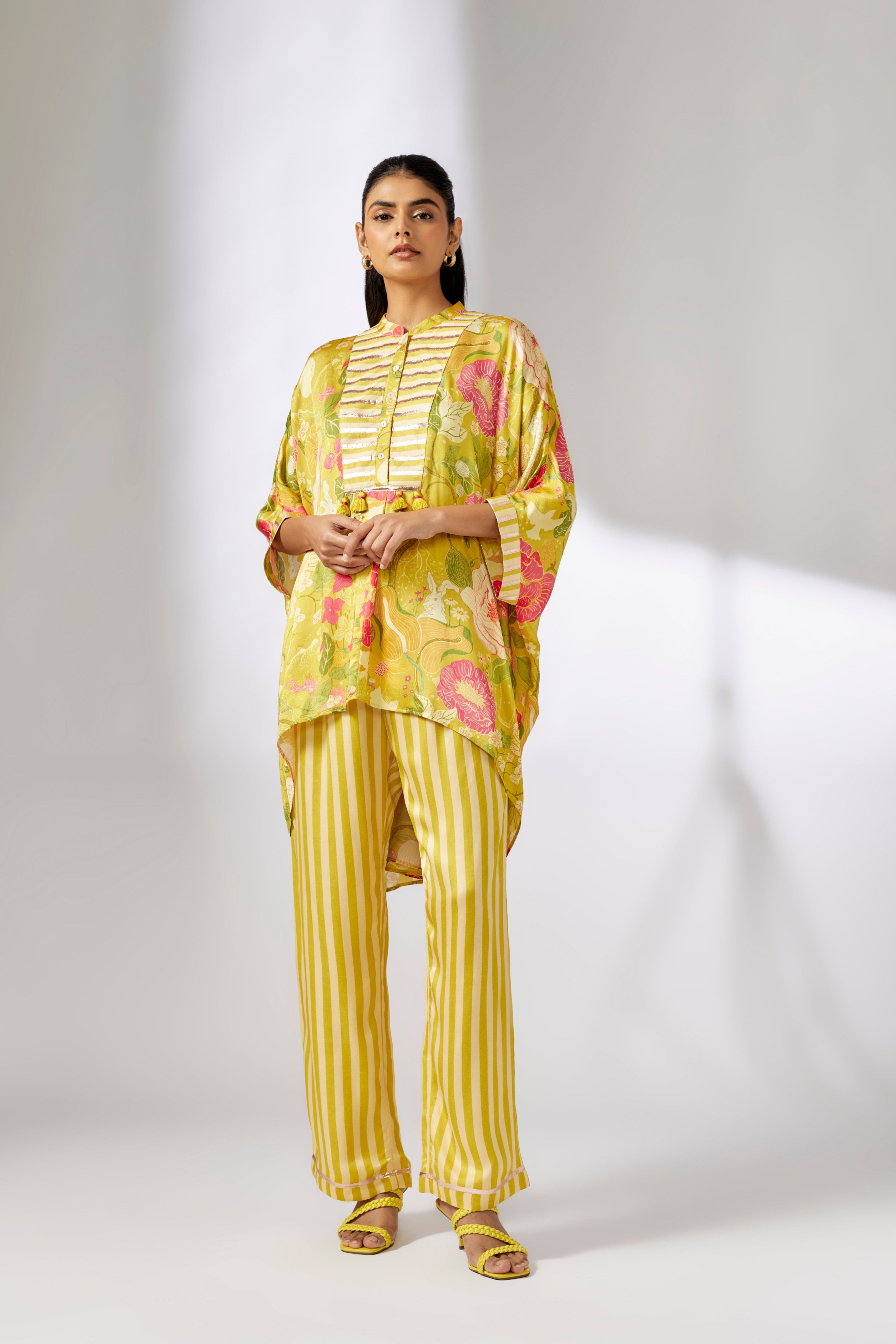 Peony kaftan Co-Ord Set