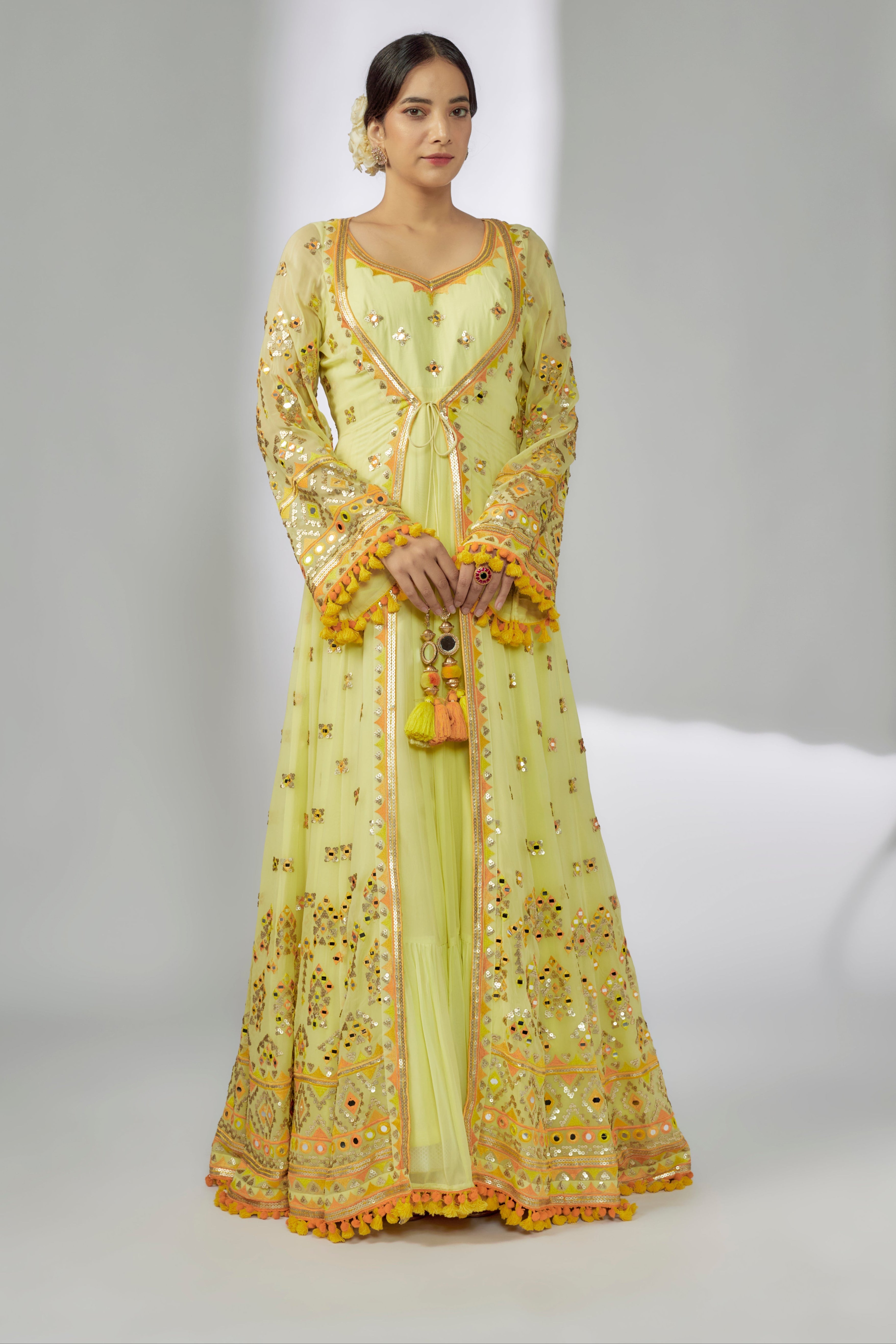 Ridham Jacket Anarkali Set